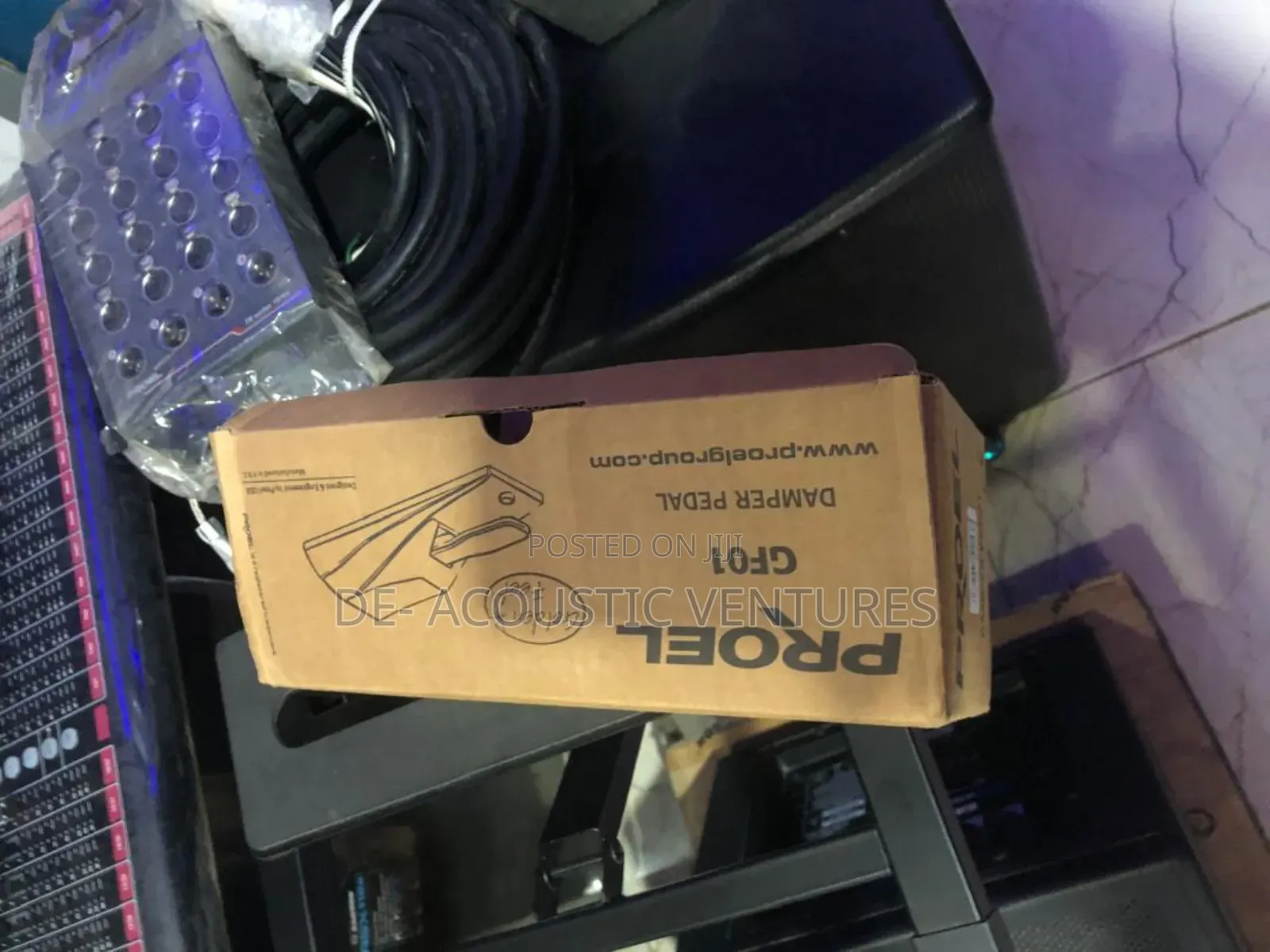 Original Proel Sustain Cf01 Sustain Pedal