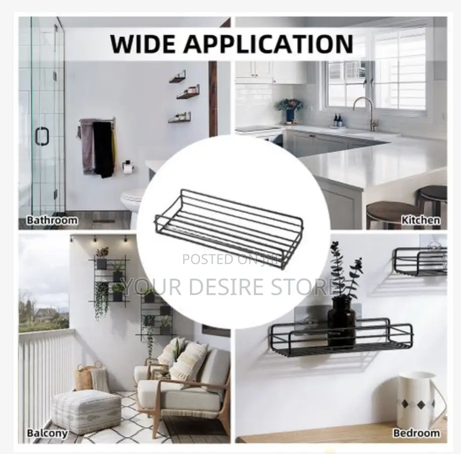 Bathroom Shower Storage Organizer Shower Rack -1pc 2 Hooks