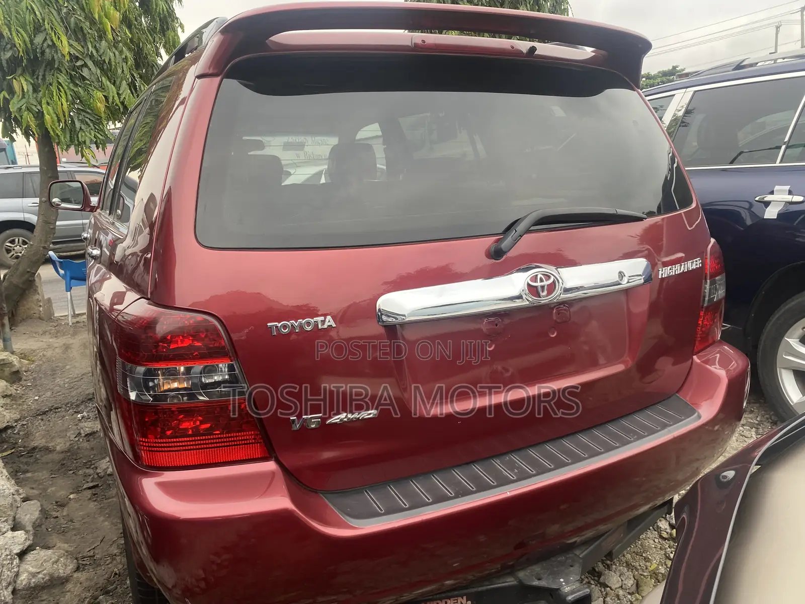 Toyota Highlander Limited V6 2006 Red