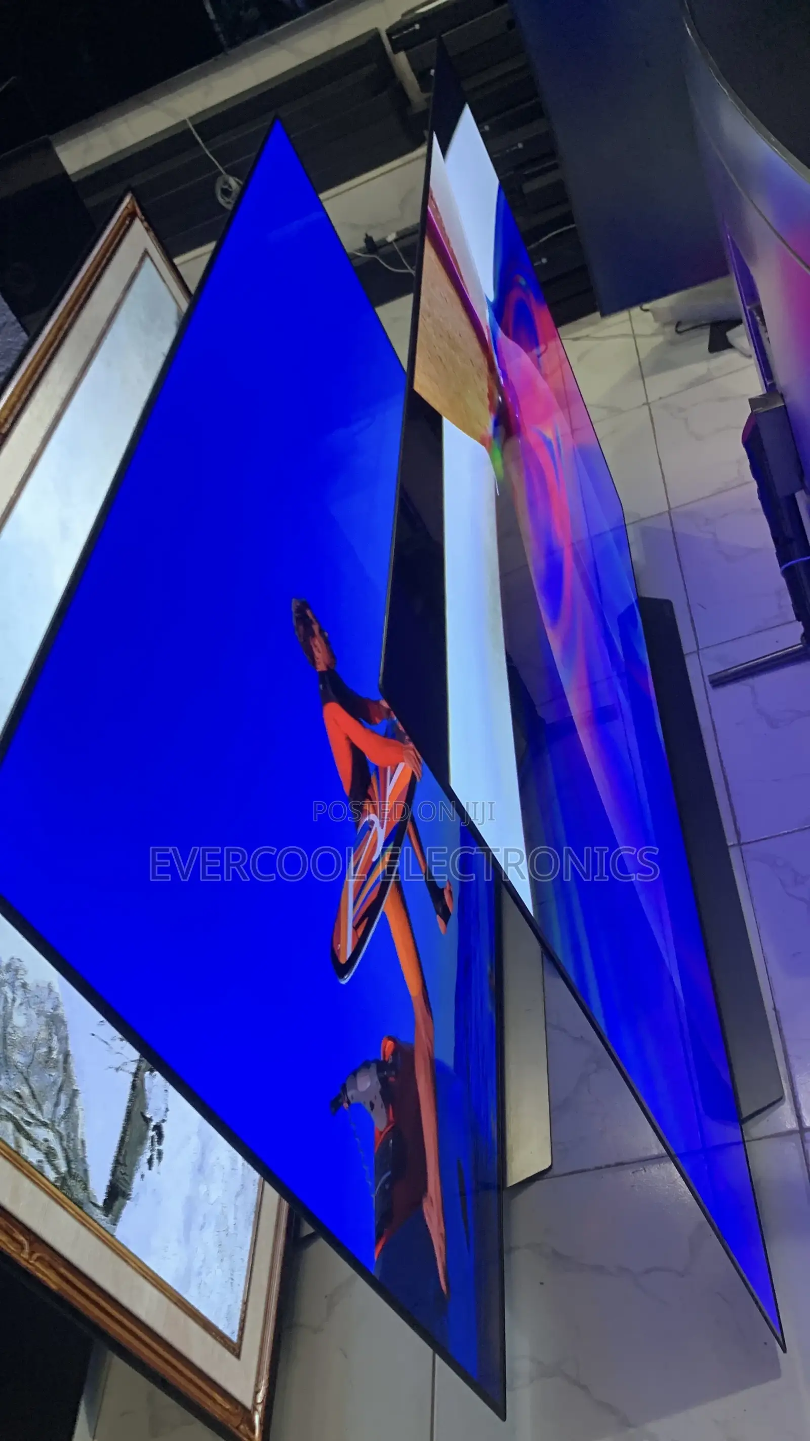 Blade Slim 65’ Lg Oled Evo Cx Smart Tv Without Burn-In