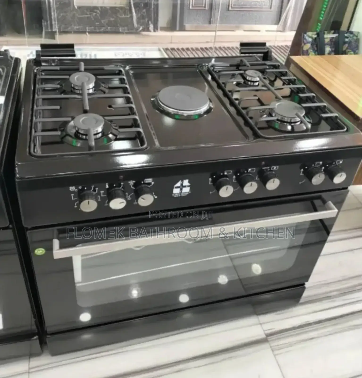 Standing Gas Cooker With Oven (4 Gas 1 Electric)