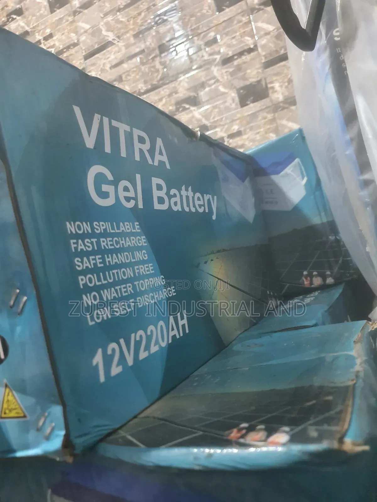 Vitra 220ah Dry Cell Solar Battery With Warranty