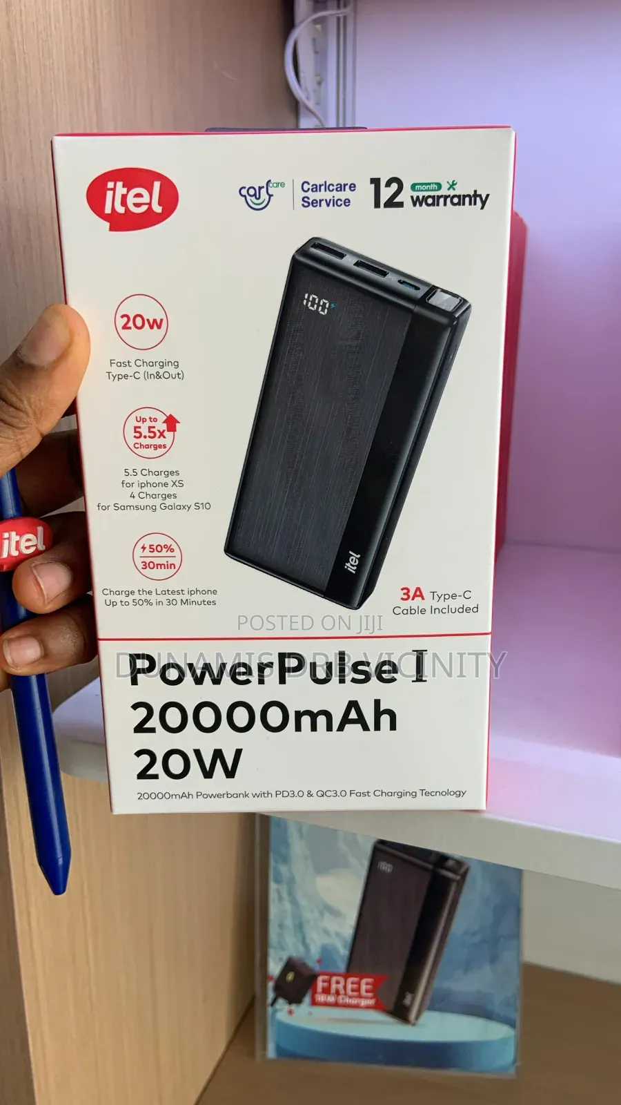Itel Power Bank 20000mah