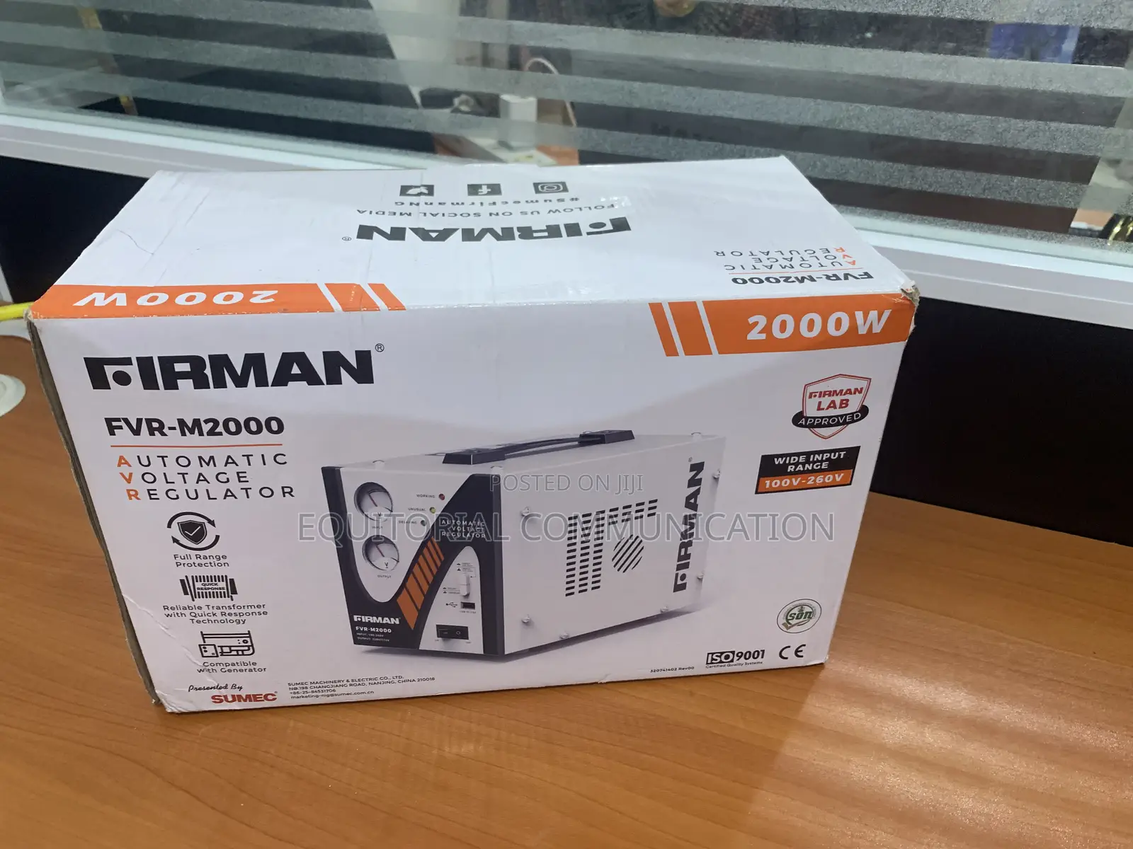 Firman FVR-2000w Floor Stabilizer for Home Appliances