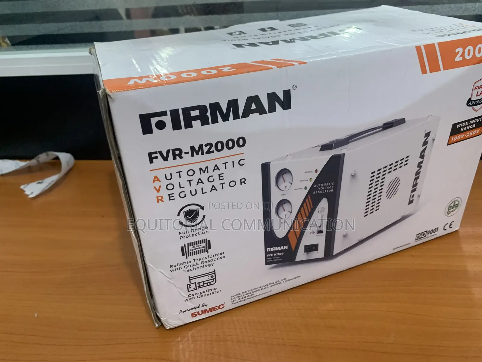 Firman 2000w Floor Stabilizer With Output Control