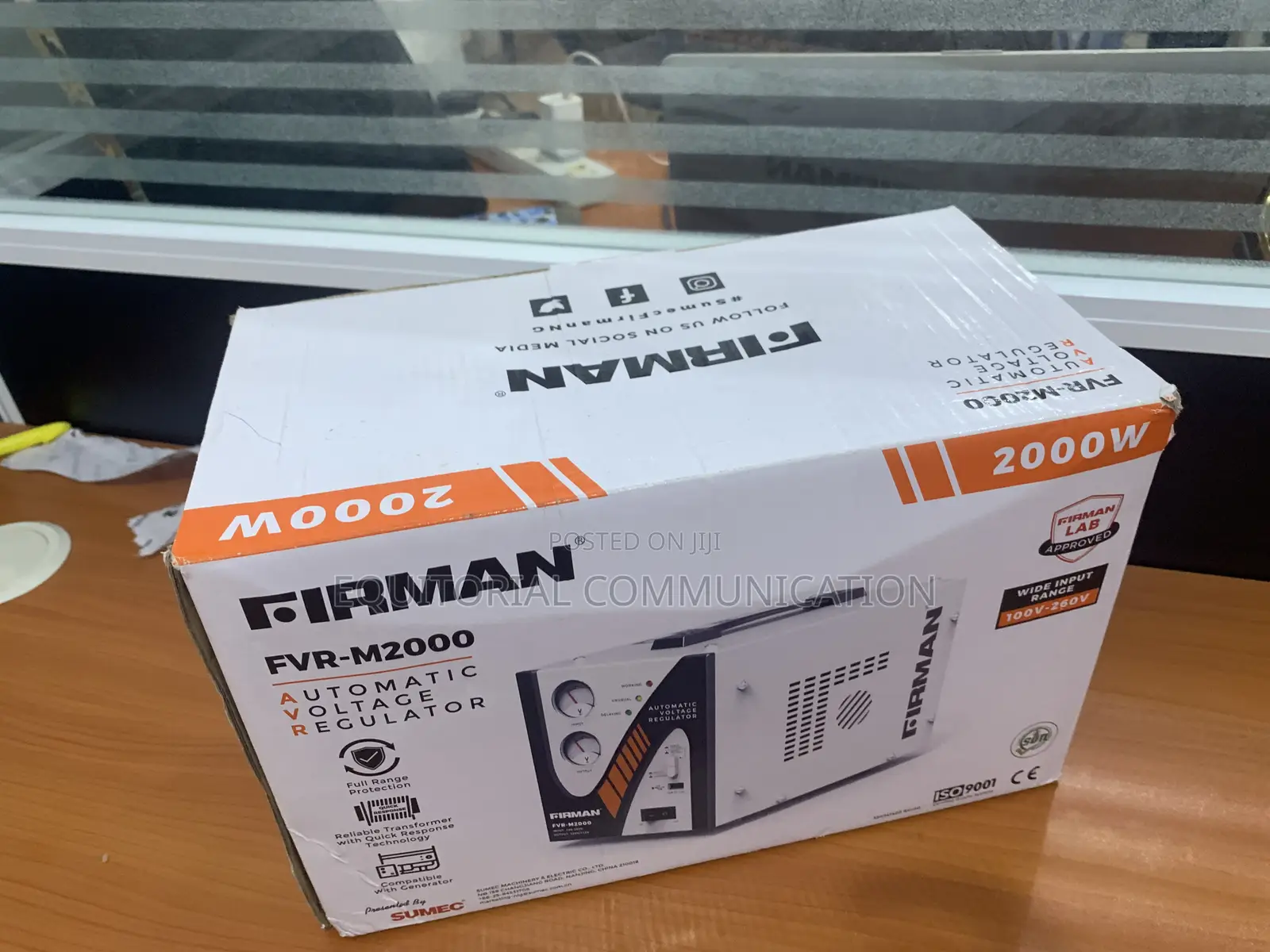 Firman 2000w Avr for Fridge, and Power Tools – Floor Model