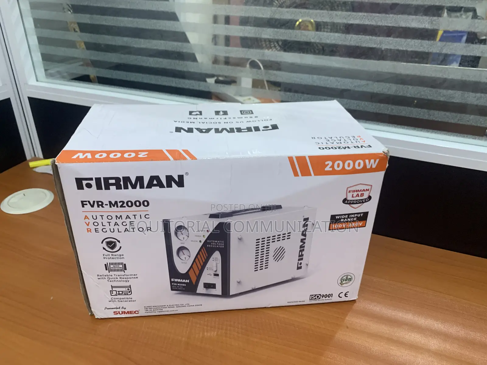Firman 2000w Avr With Delay Start for Compressor Safety