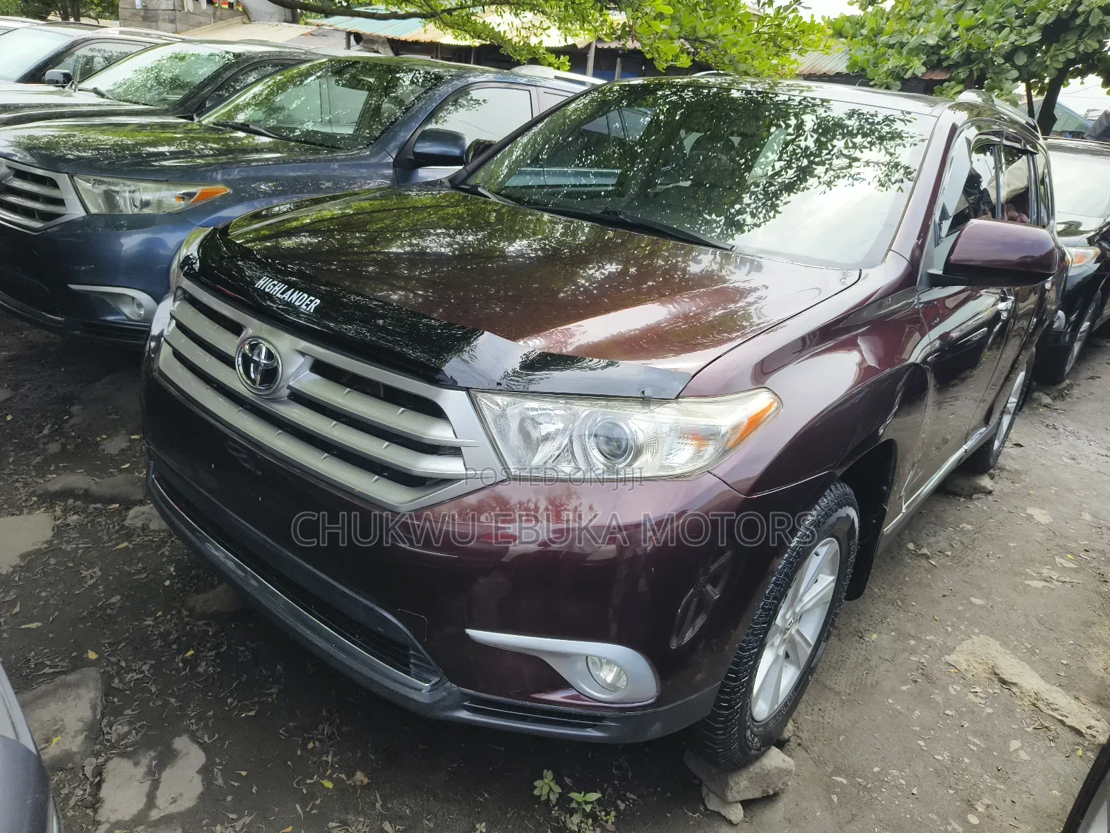 Toyota Highlander Limited 2012 Red