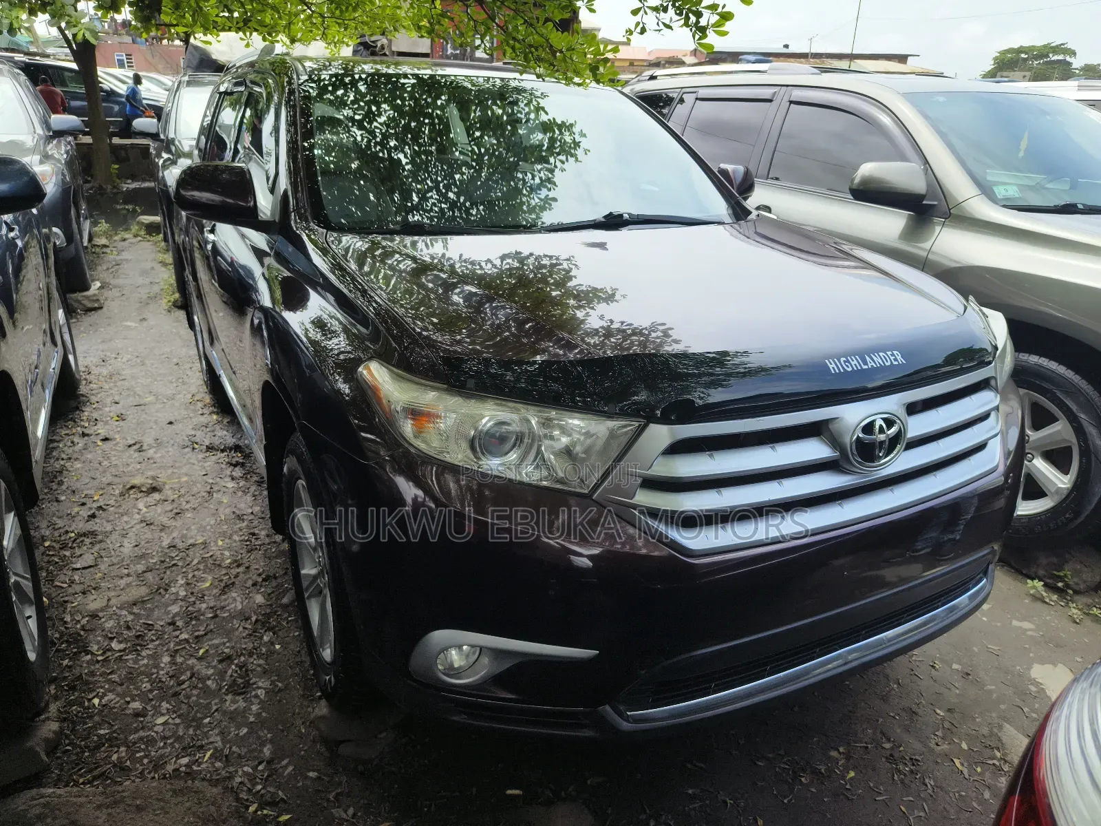 Toyota Highlander Limited 2012 Red