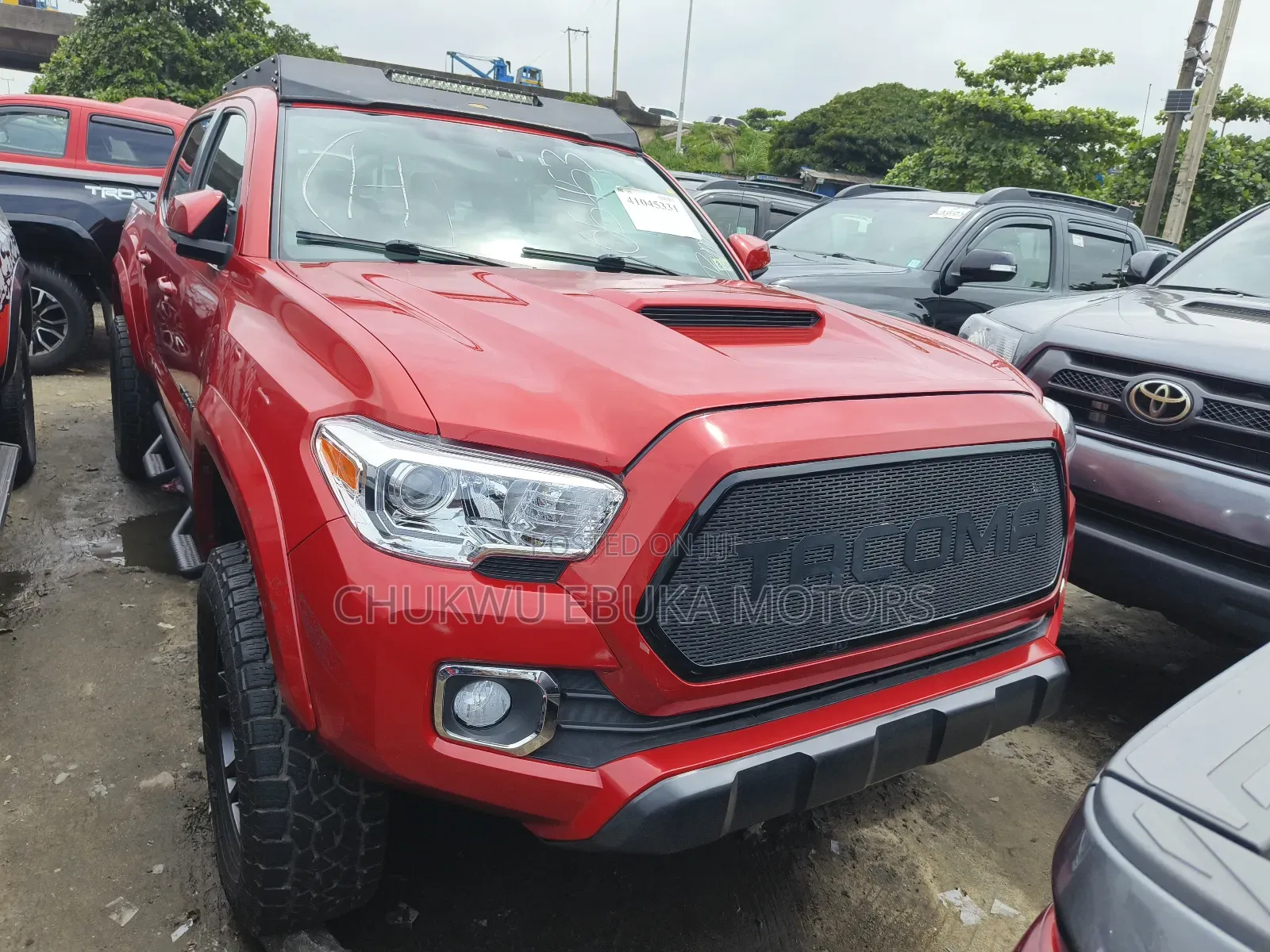 Toyota Tacoma Limited 2017 Red