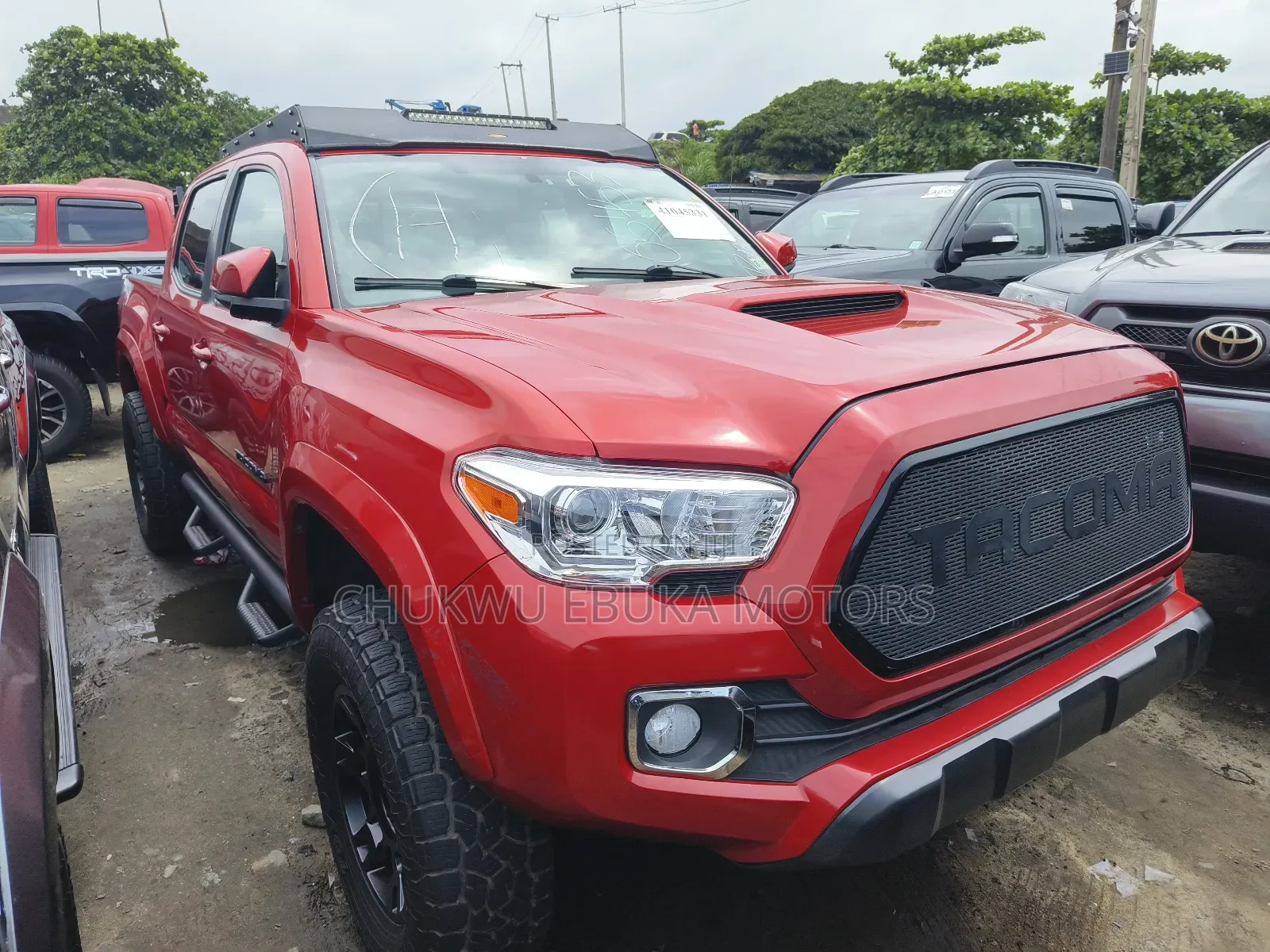 Toyota Tacoma Limited 2017 Red