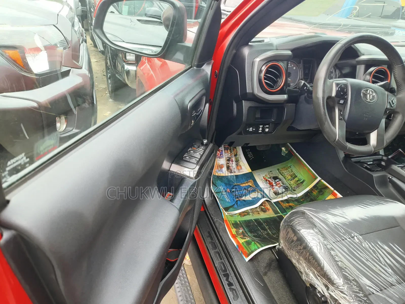 Toyota Tacoma Limited 2017 Red