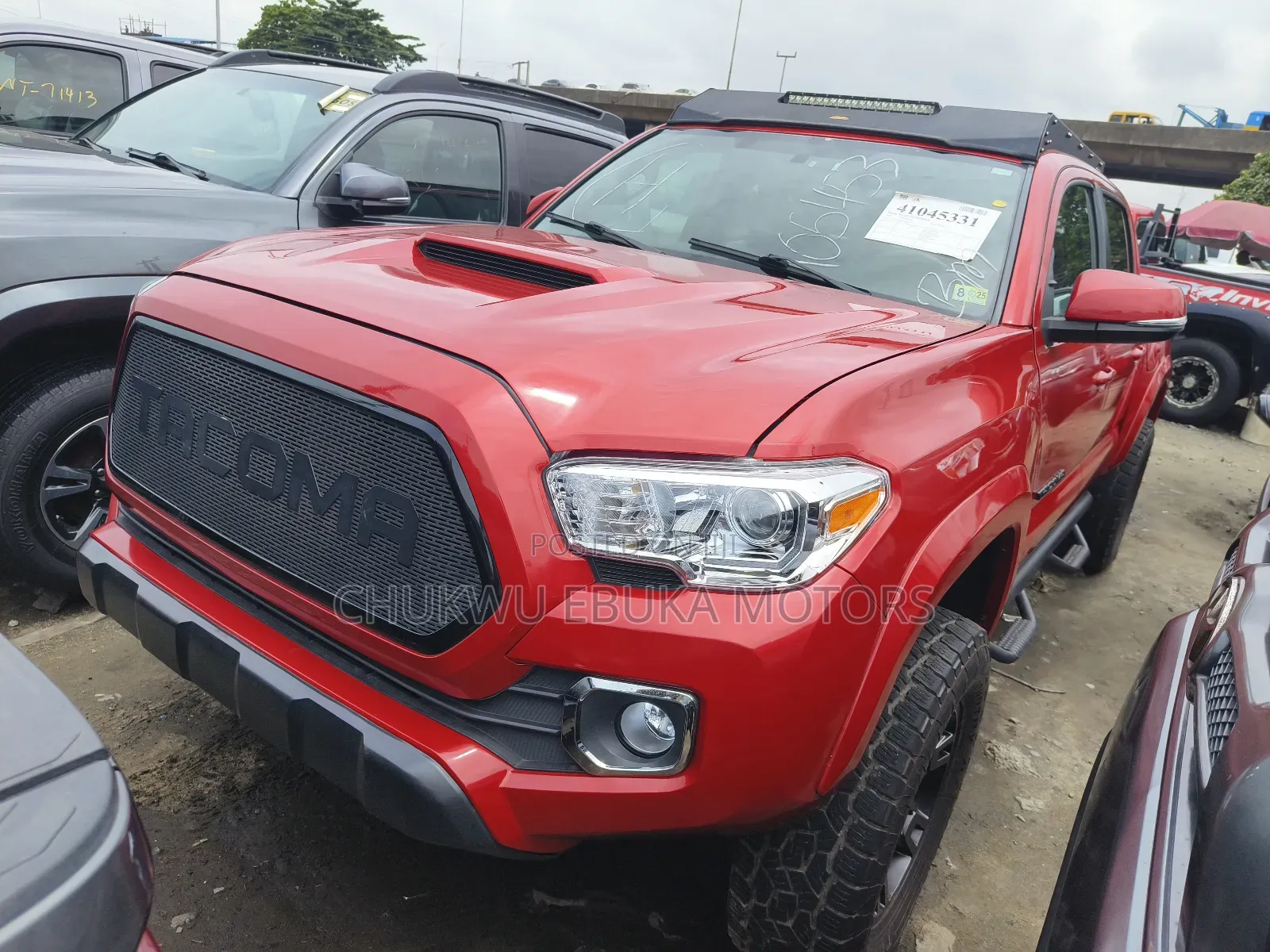 Toyota Tacoma Limited 2017 Red