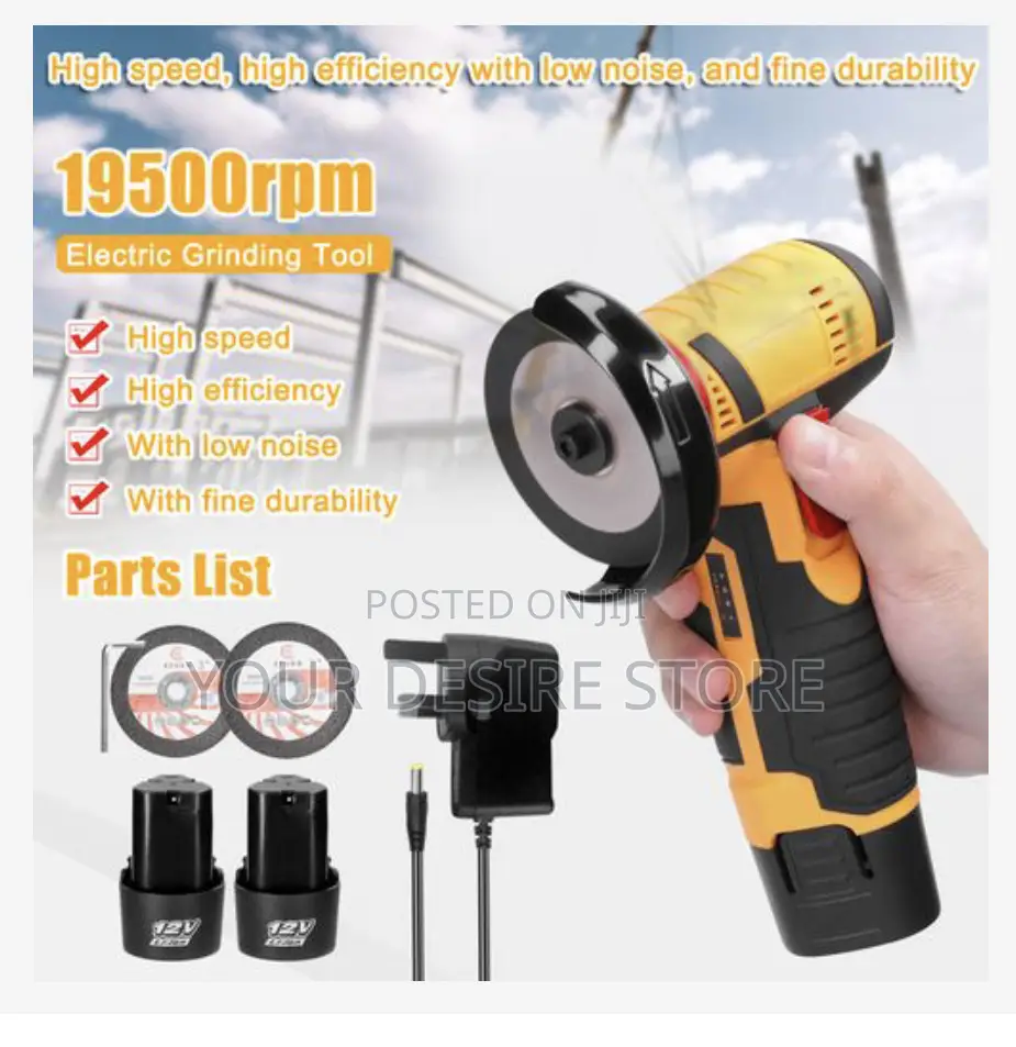 12v 19500rpm Electric Grinding Tool Handheld Cutter
