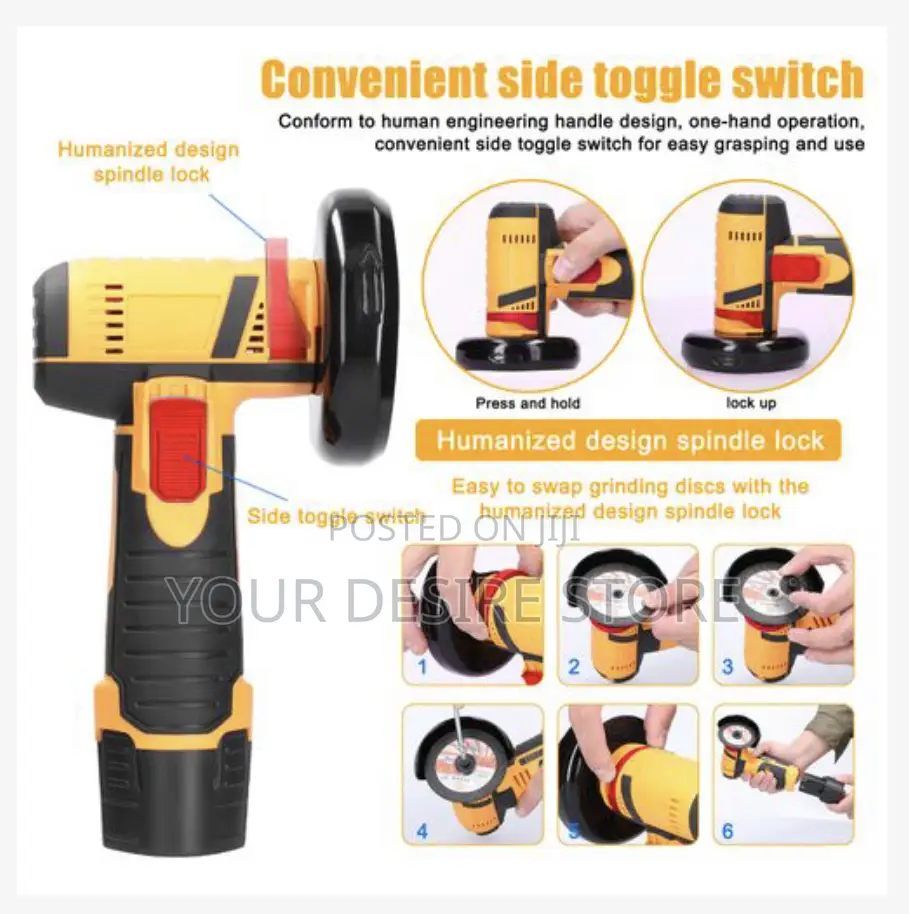 12v 19500rpm Electric Grinding Tool Handheld Cutter