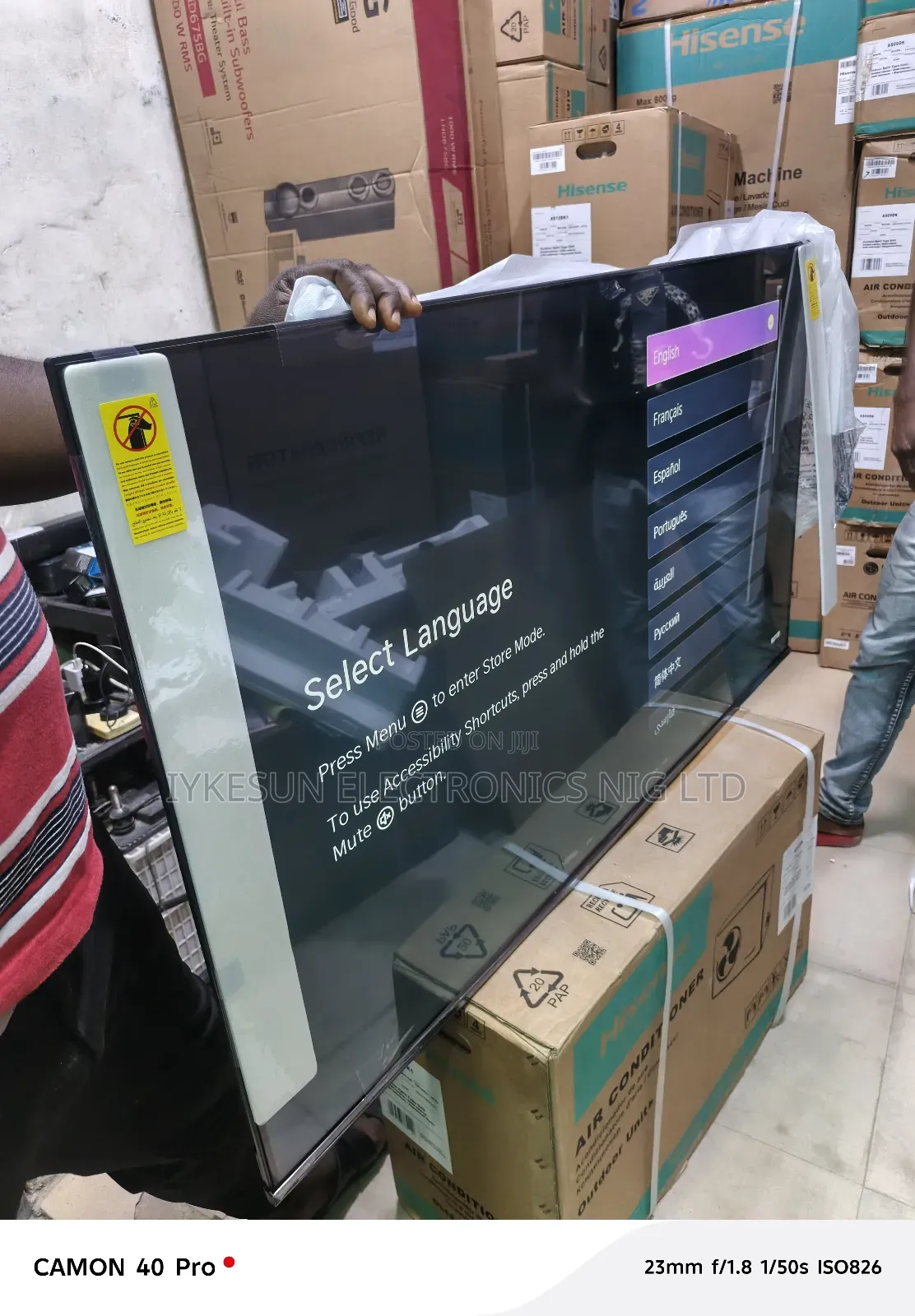 Original Hisense Tv 58inches 4kuhd Smart Netflix Youtube Etc