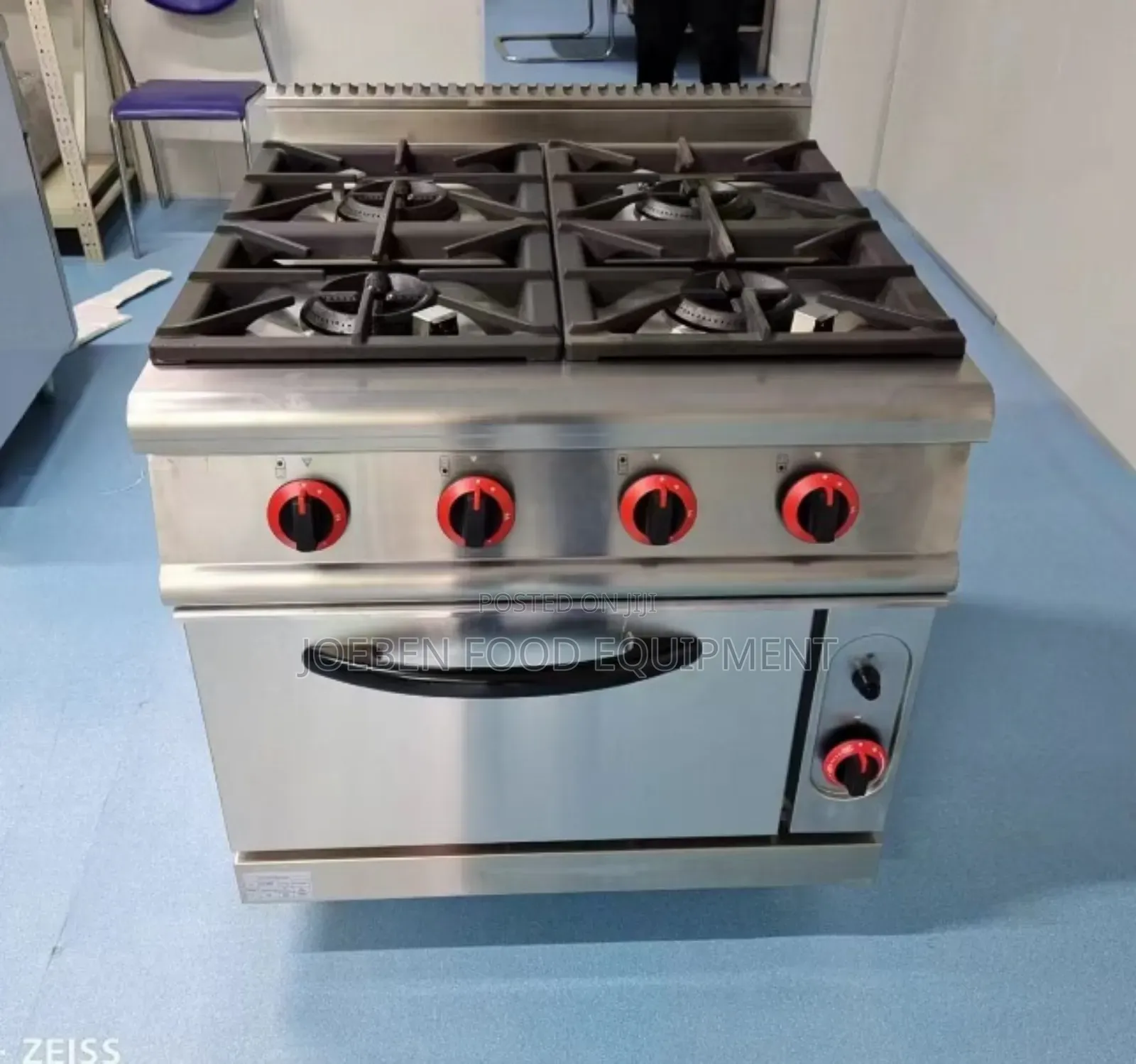 Industrial Cooker With Oven 4burners