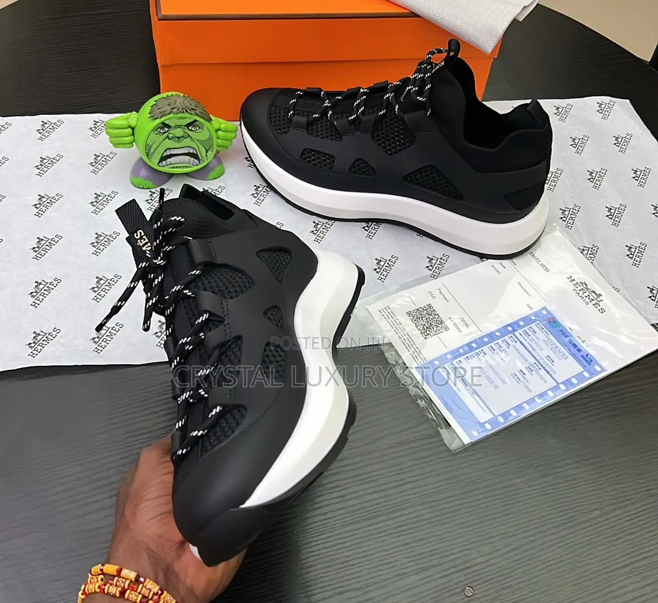 Hermes Quality Luxury Men Sneakers