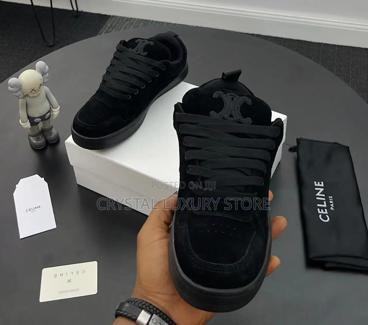 Celine Huntington Low Lace Quality Luxury Men Sneakers