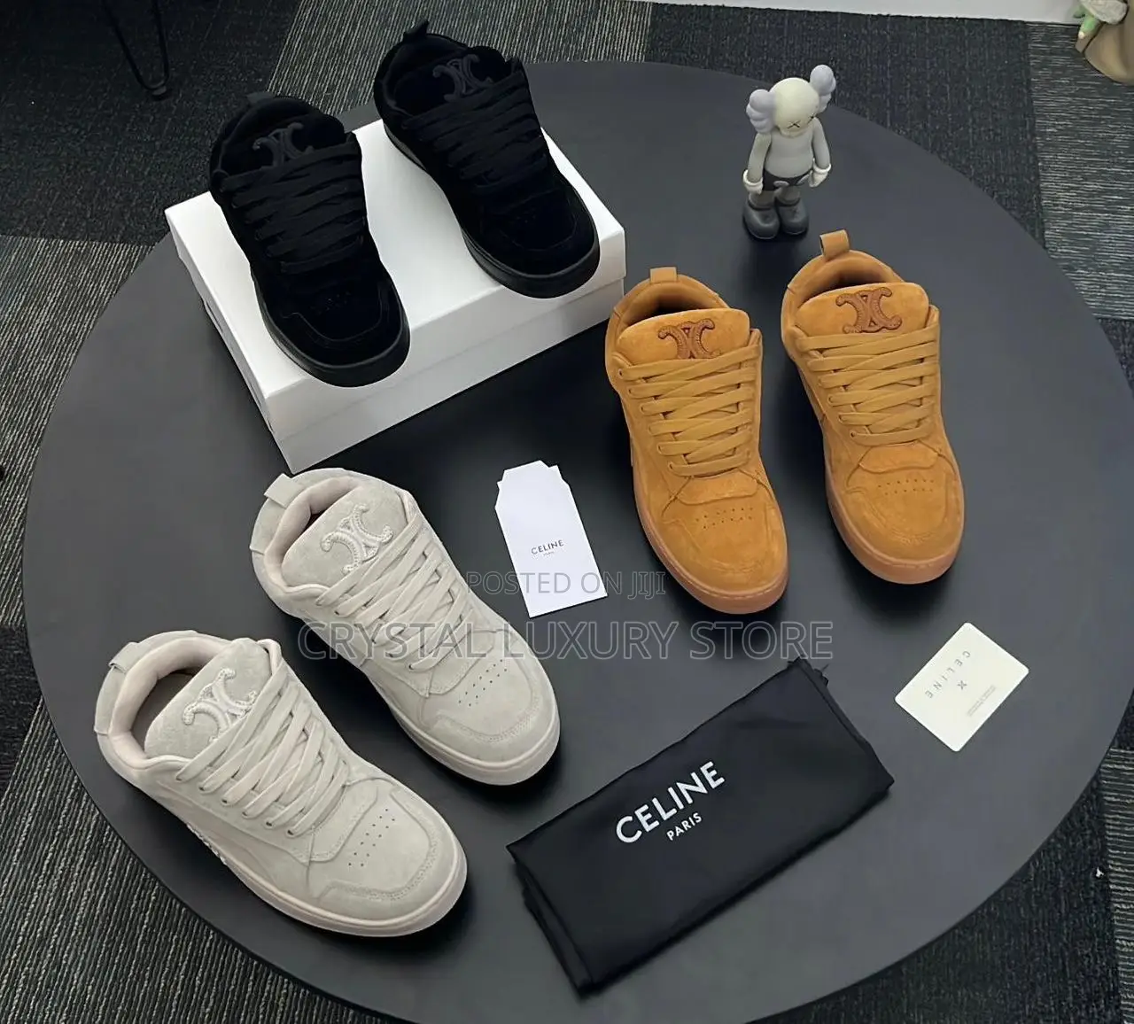 Celine Huntington Low Lace Quality Luxury Men Sneakers