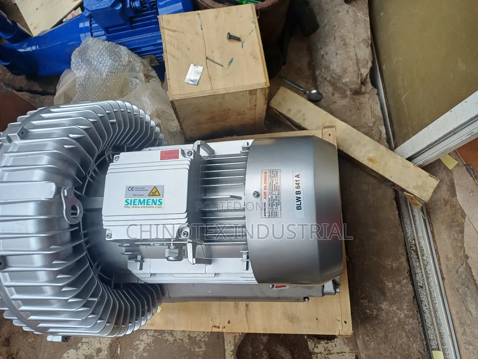 30hp Siemens Air Blower / Vortex Vacuum Pump