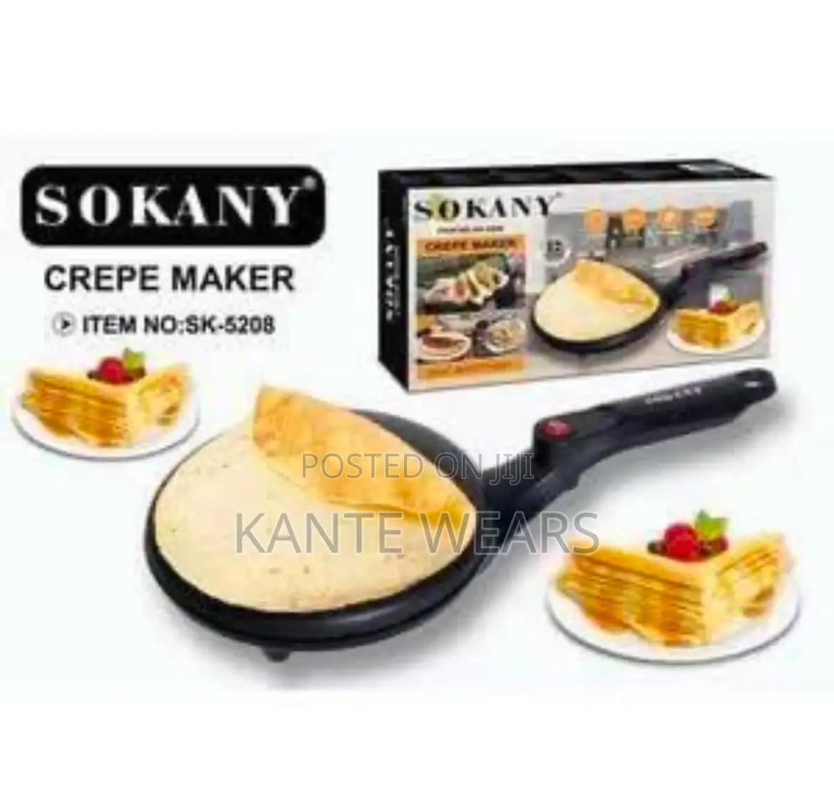 Sokany Electric Crepe Maker - Sk-5208