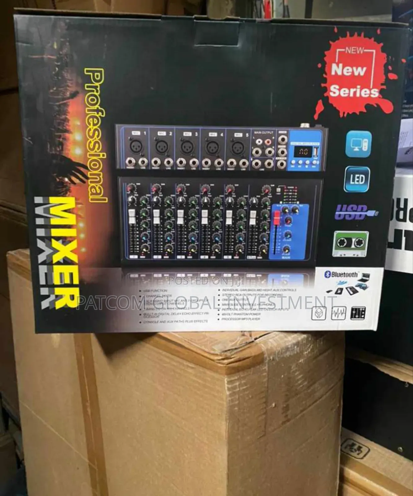 Yamaha 7 Channel Mixer