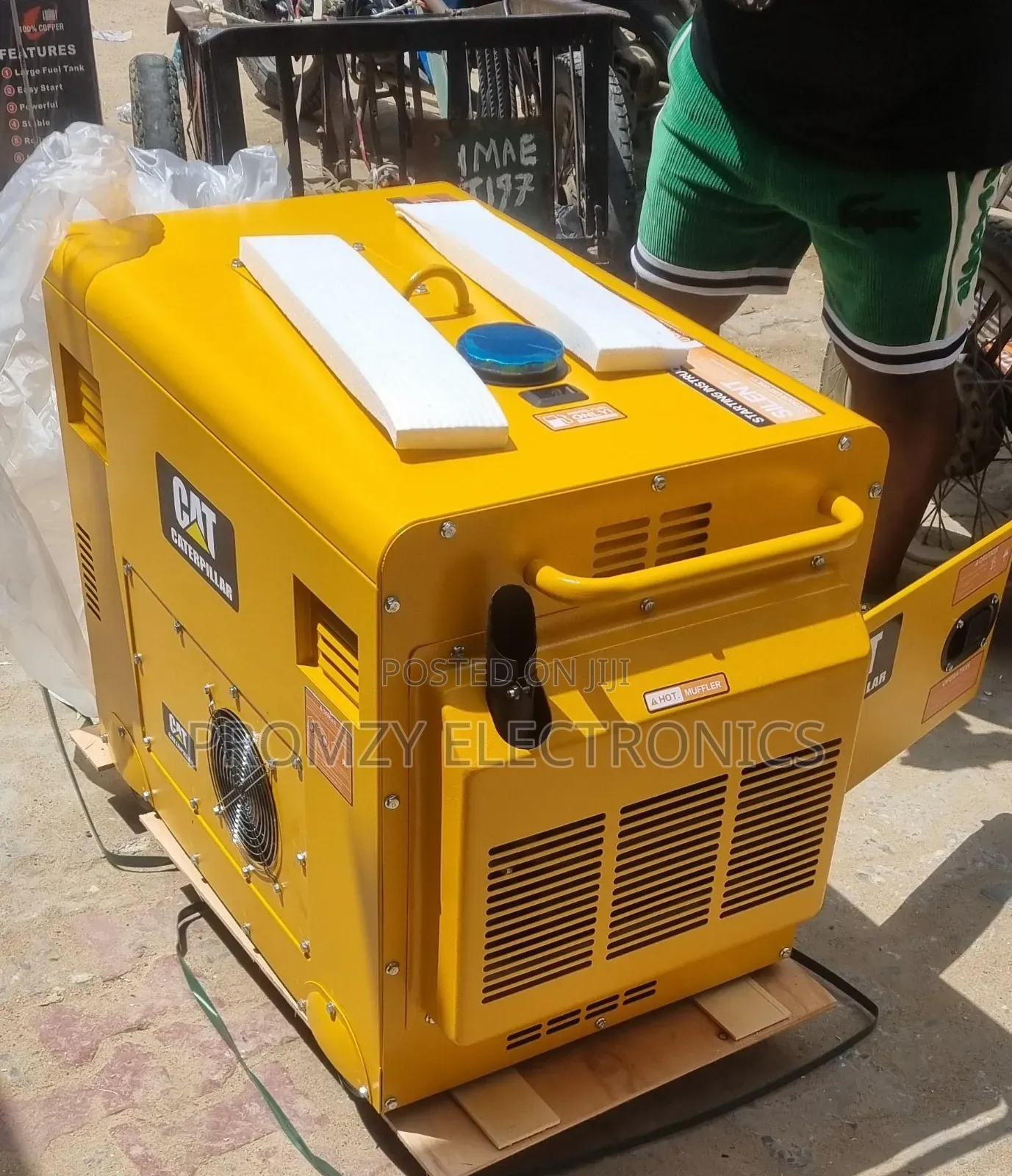 Cat 10kva Diesel Soundproof Generator 100%Copper Wire
