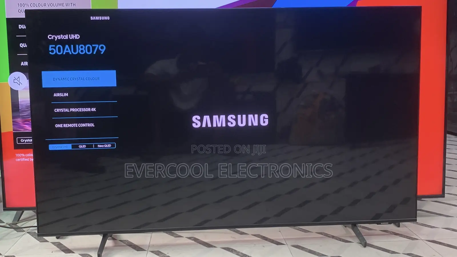 Airslim 50” Samsung Crystal Ultra Hd Smart Tv