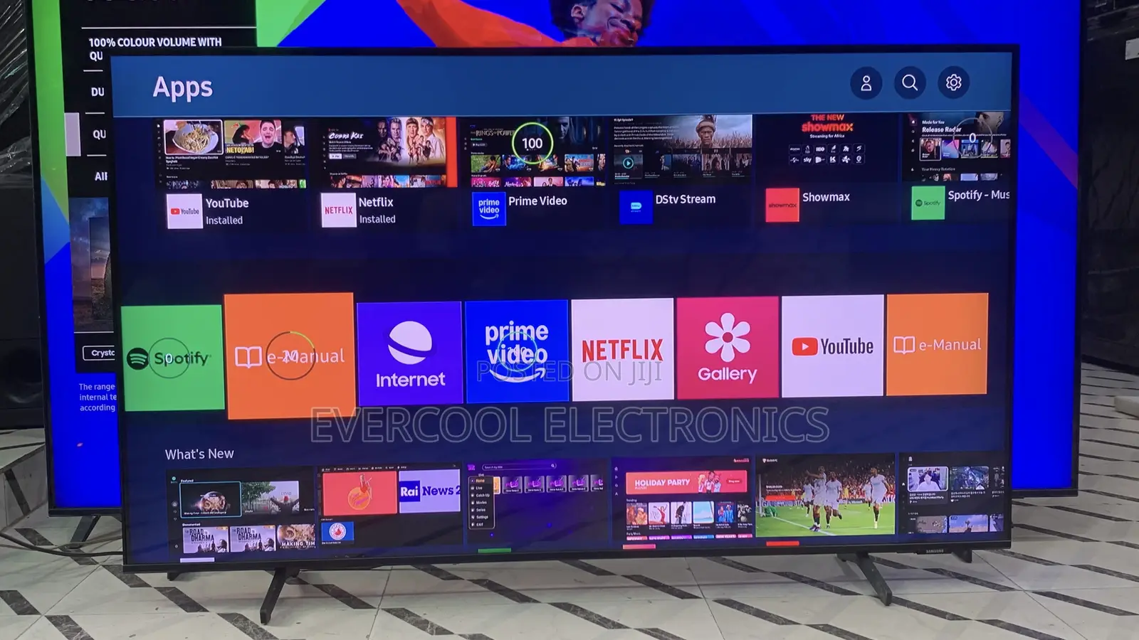 Airslim 50” Samsung Crystal Ultra Hd Smart Tv