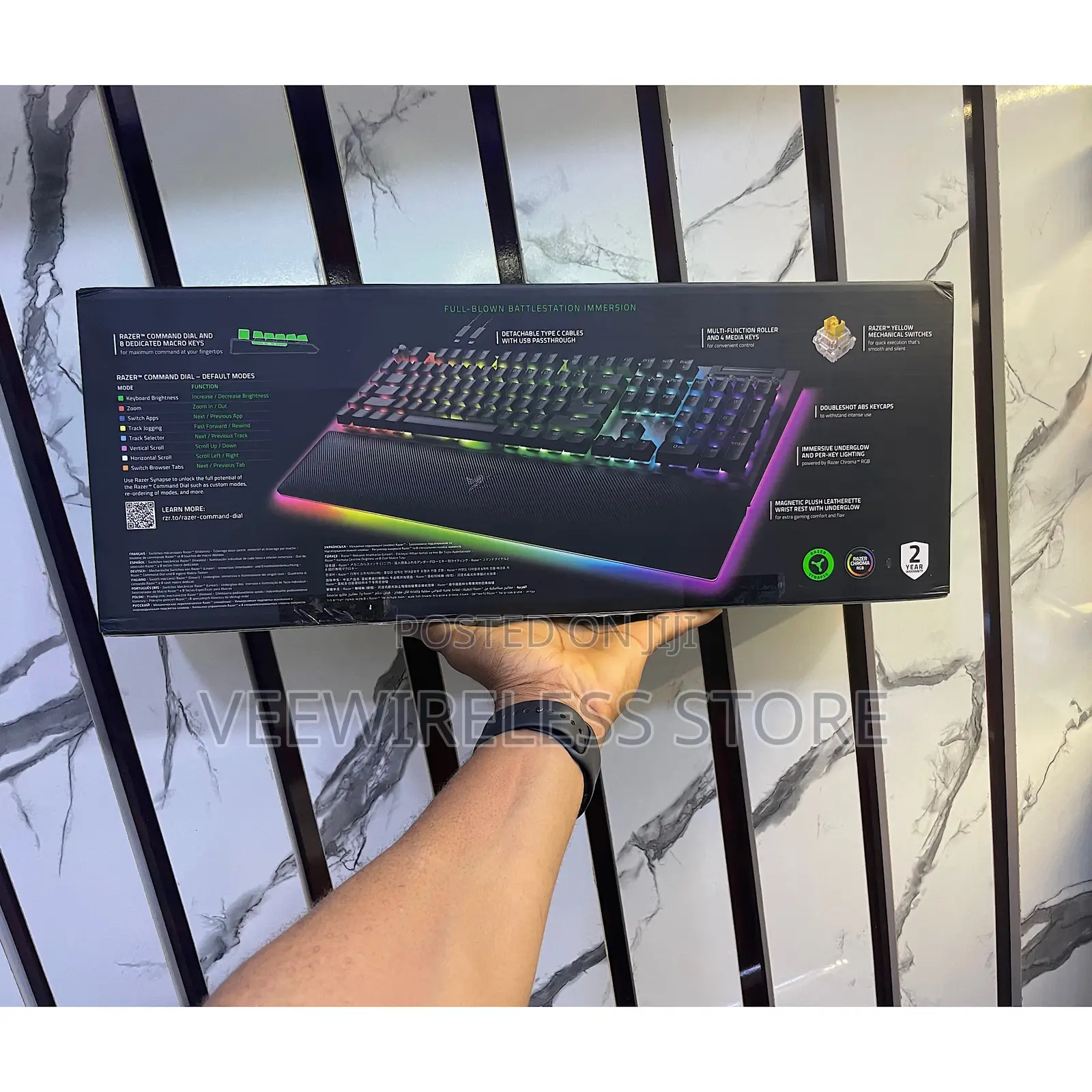 Blackwidow V4 Pro Wired Mechanical Gaming Keyboard