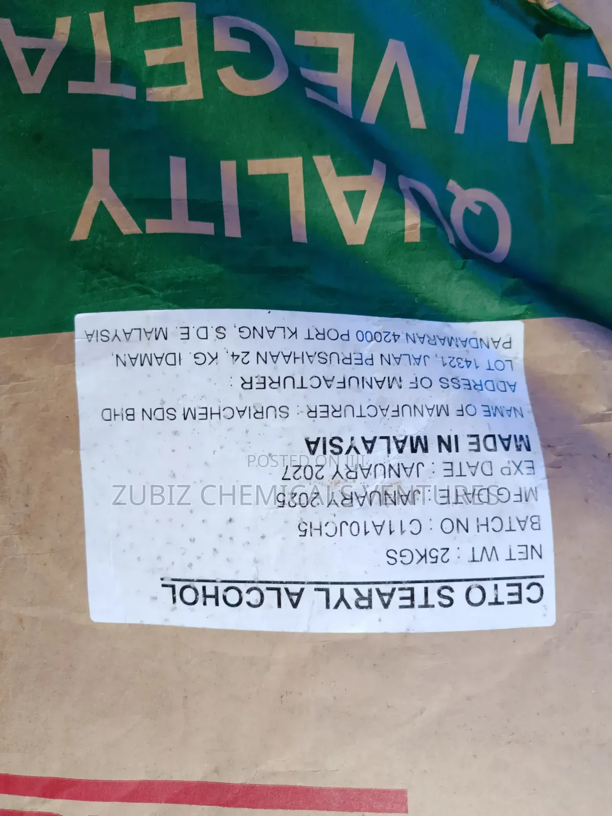 Ceto Stearyl Alcohol
