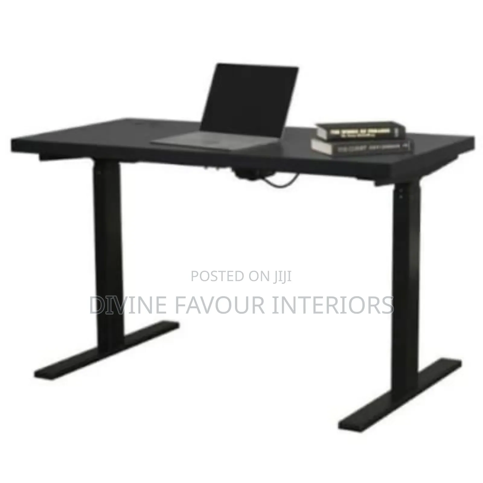 Motorized Adjustable Desk 1.2m - Black