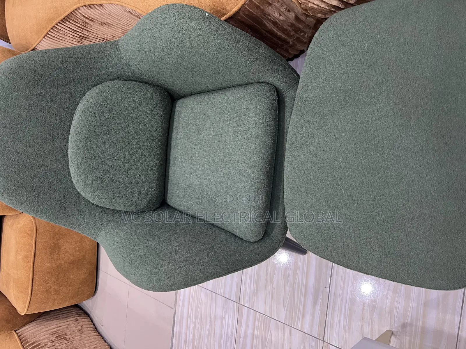 Accent Chair With Ottoman