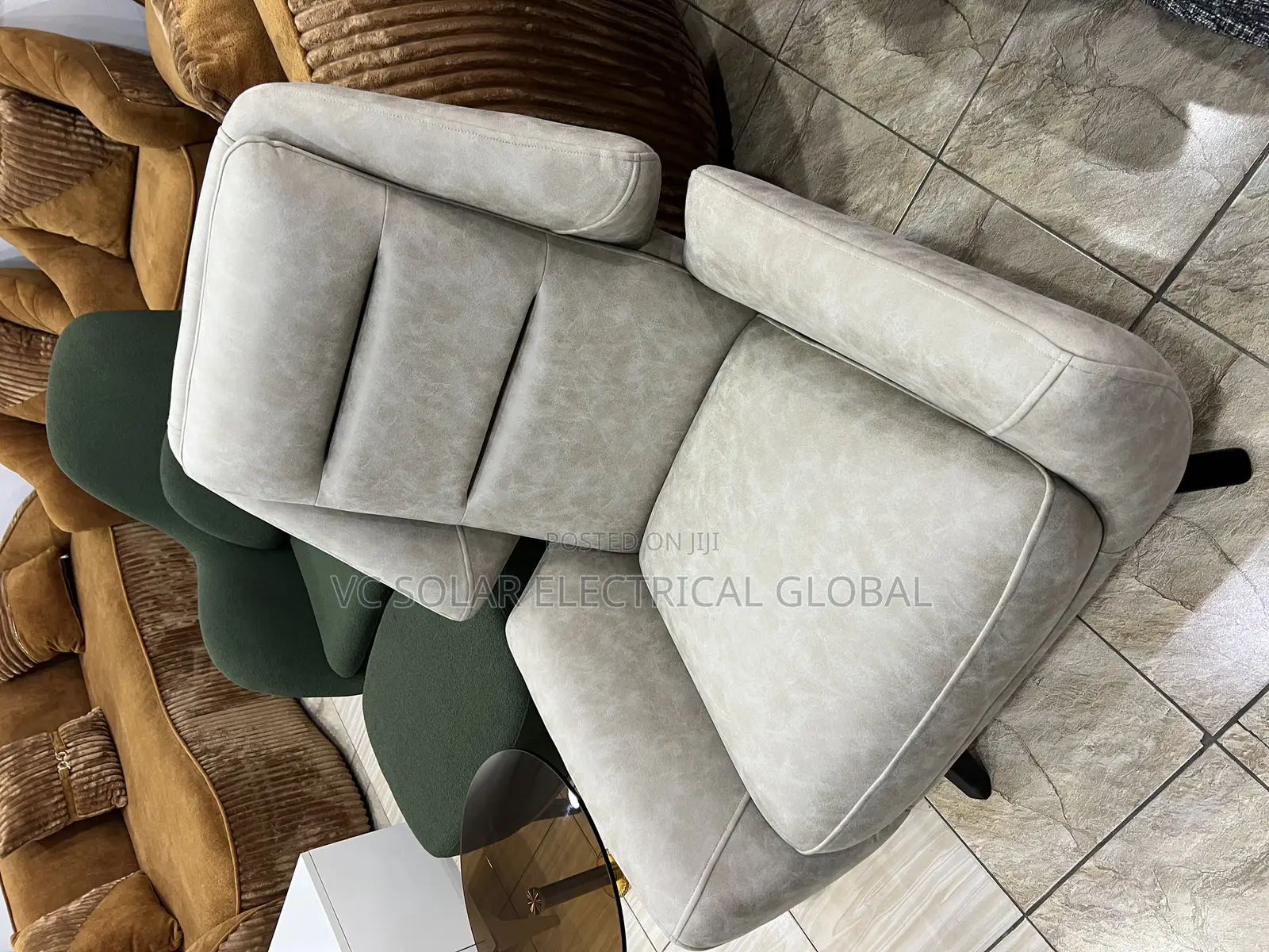 Premium Leather Accent Chair