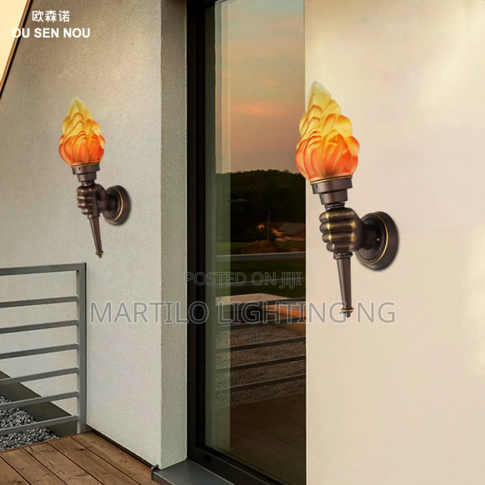Unique Wall Light for Indoor and Outdoor