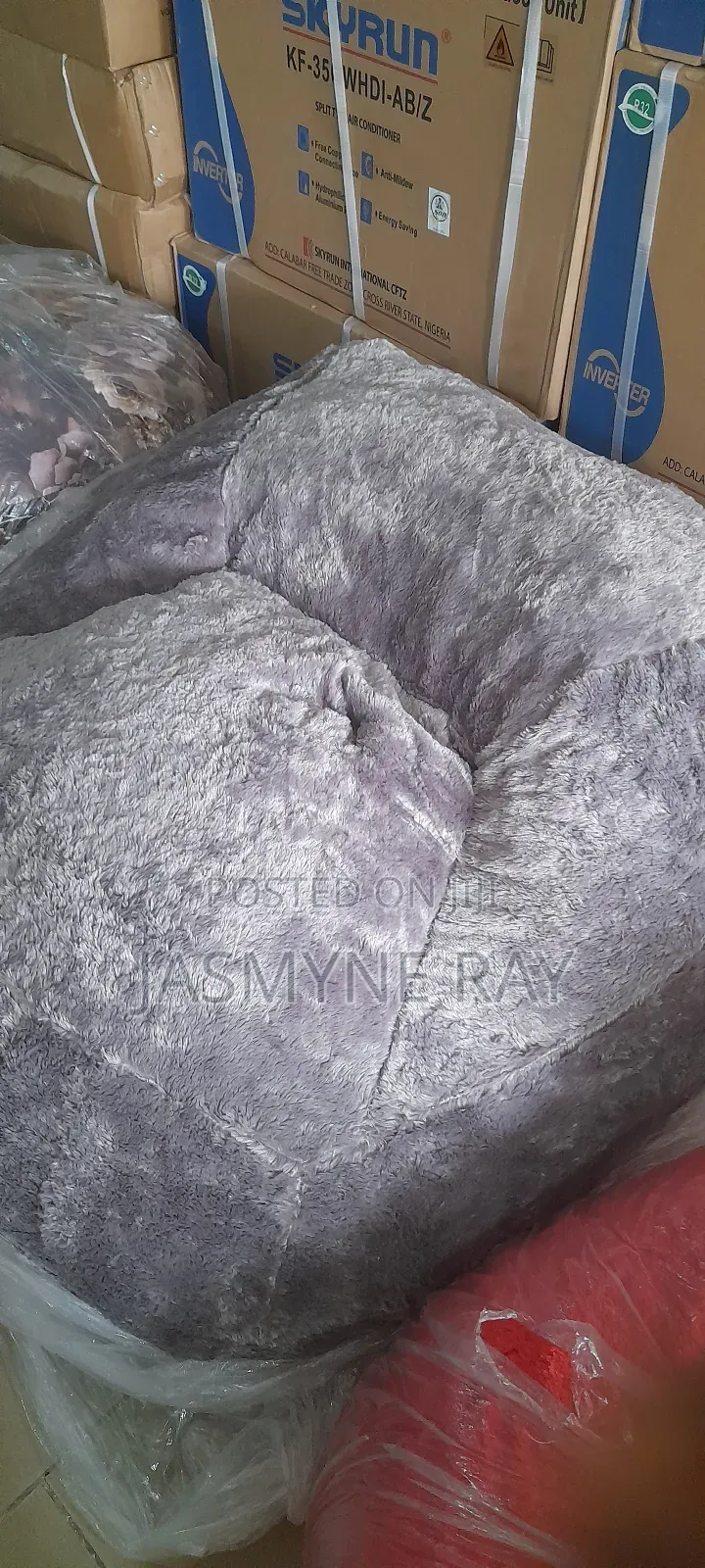 Grey 4.5ft Comfy Bean Bag