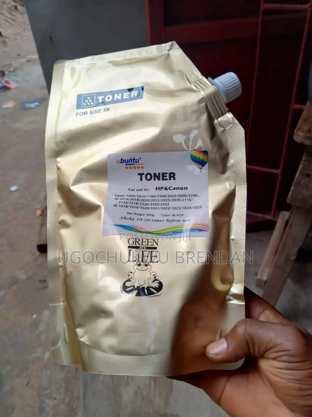 Ubuntu Brand Black Toner