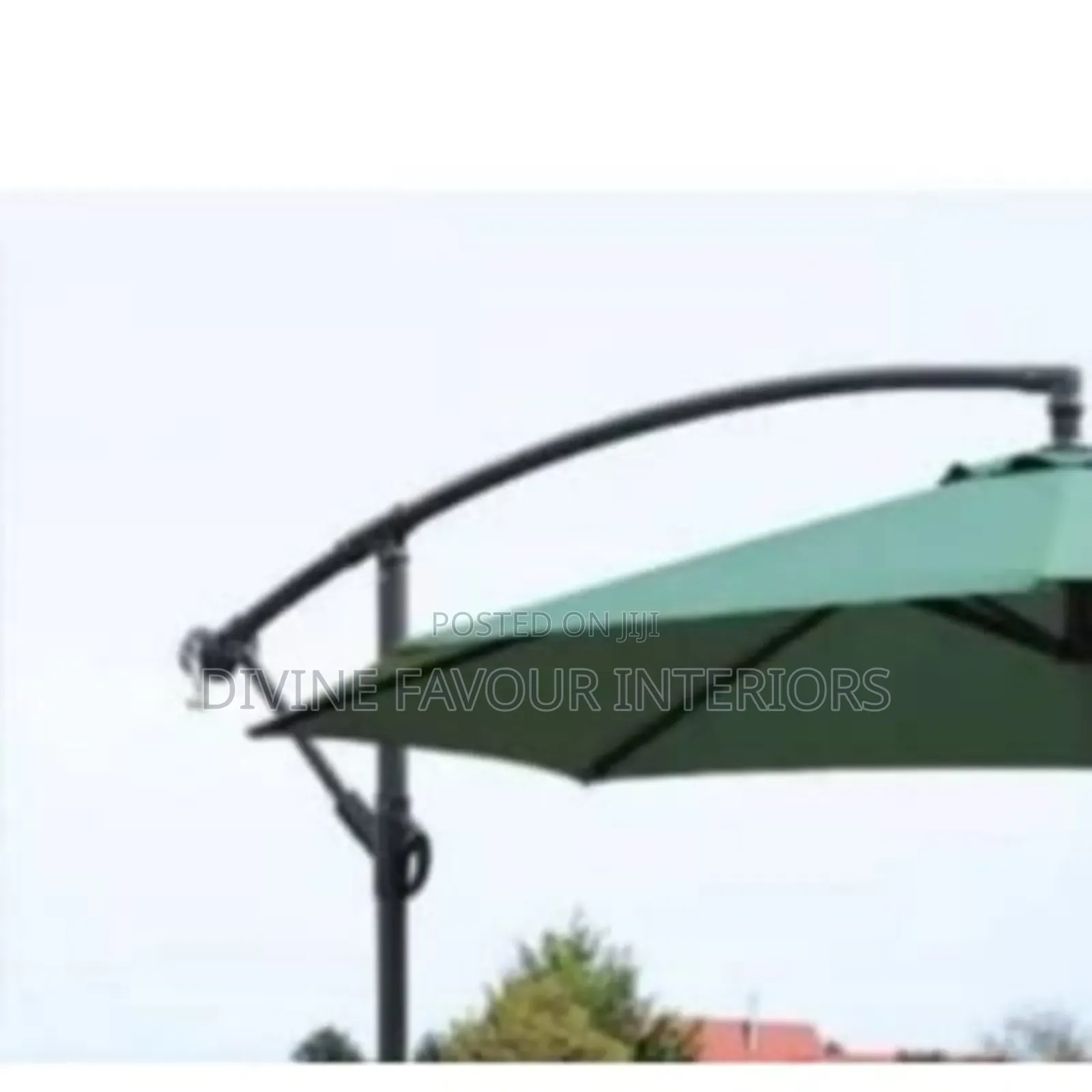 Outdoors Canopy Umbrella Parasol- Green