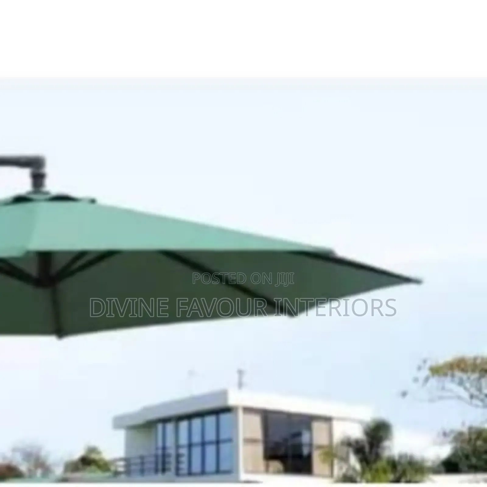 Outdoors Canopy Umbrella Parasol- Green