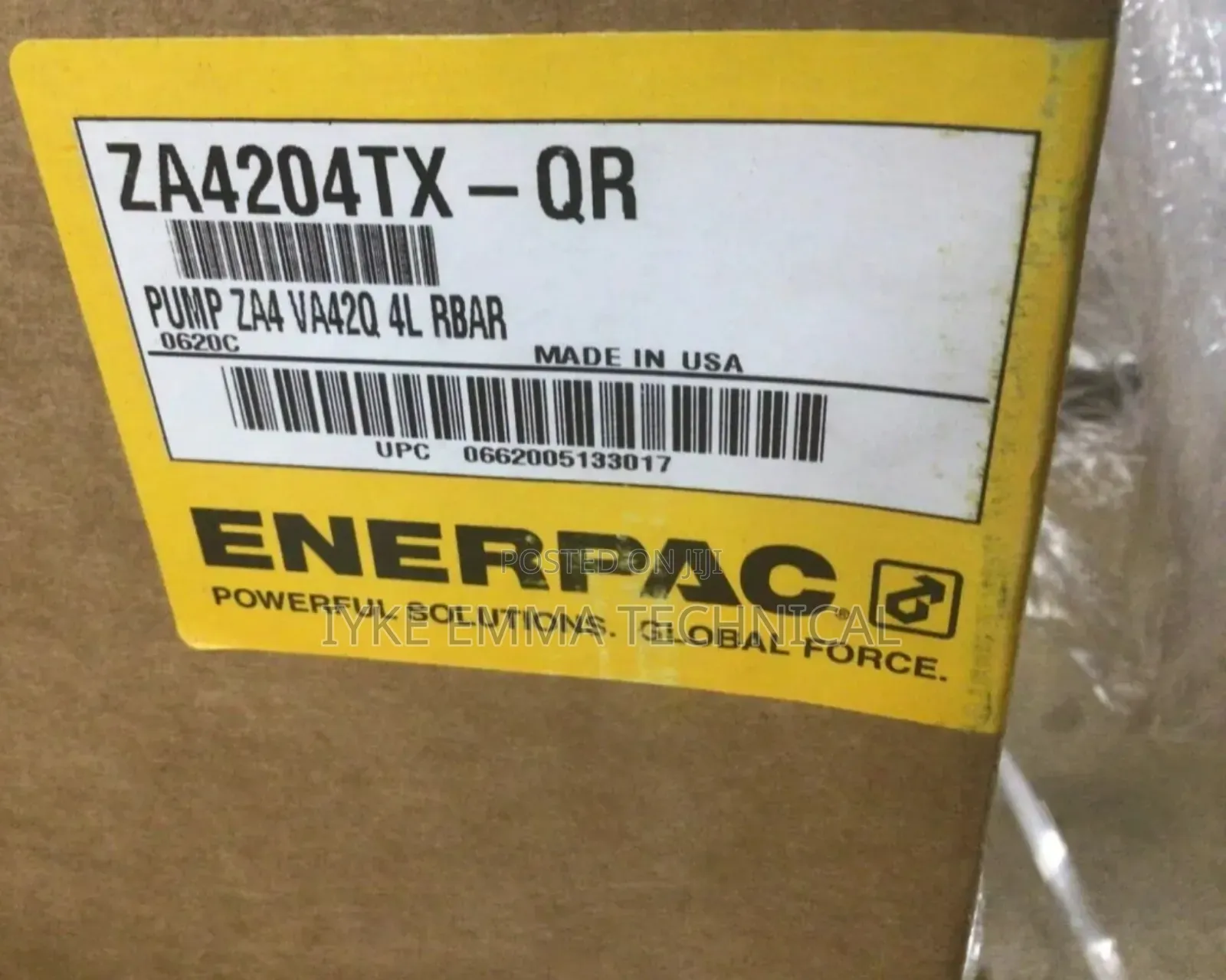 Enerpac Za4204tx-Qr Air / Pneumatic Hydraulic Torque Pump