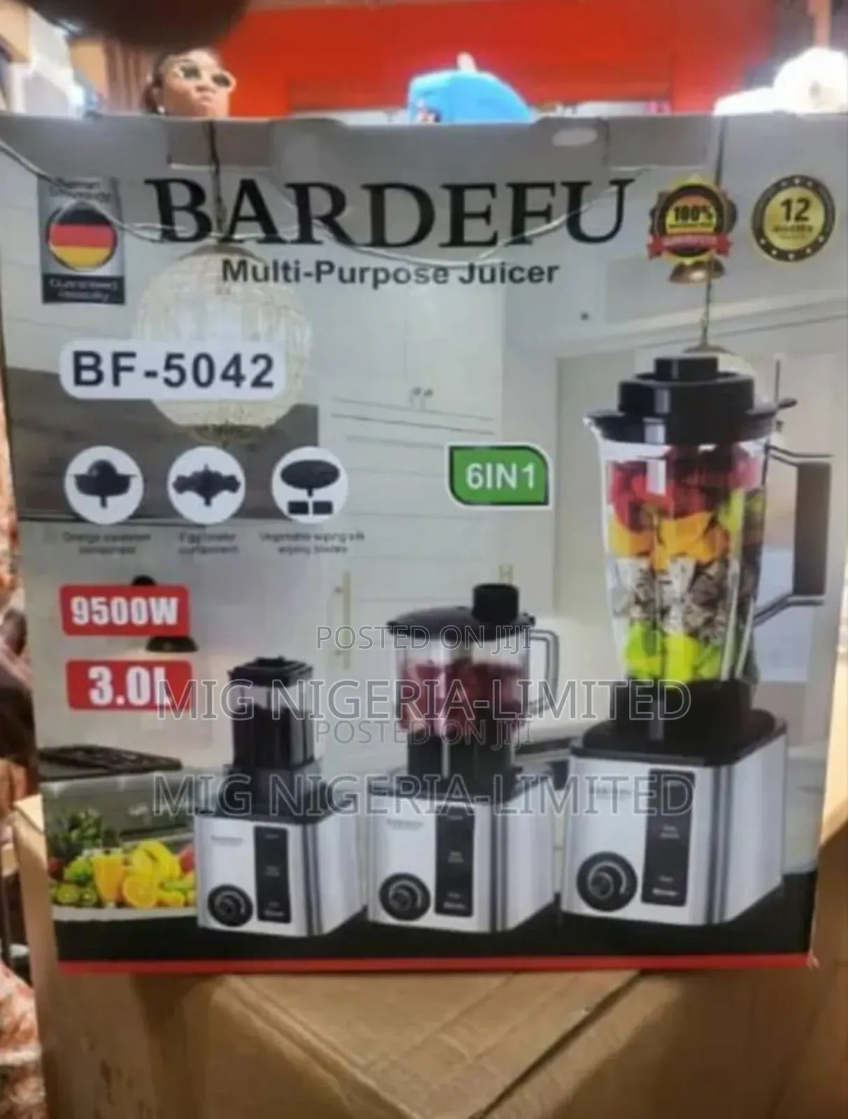 6 In1 1 Badafue Multi Purpose 3.0l Blender Bf5042