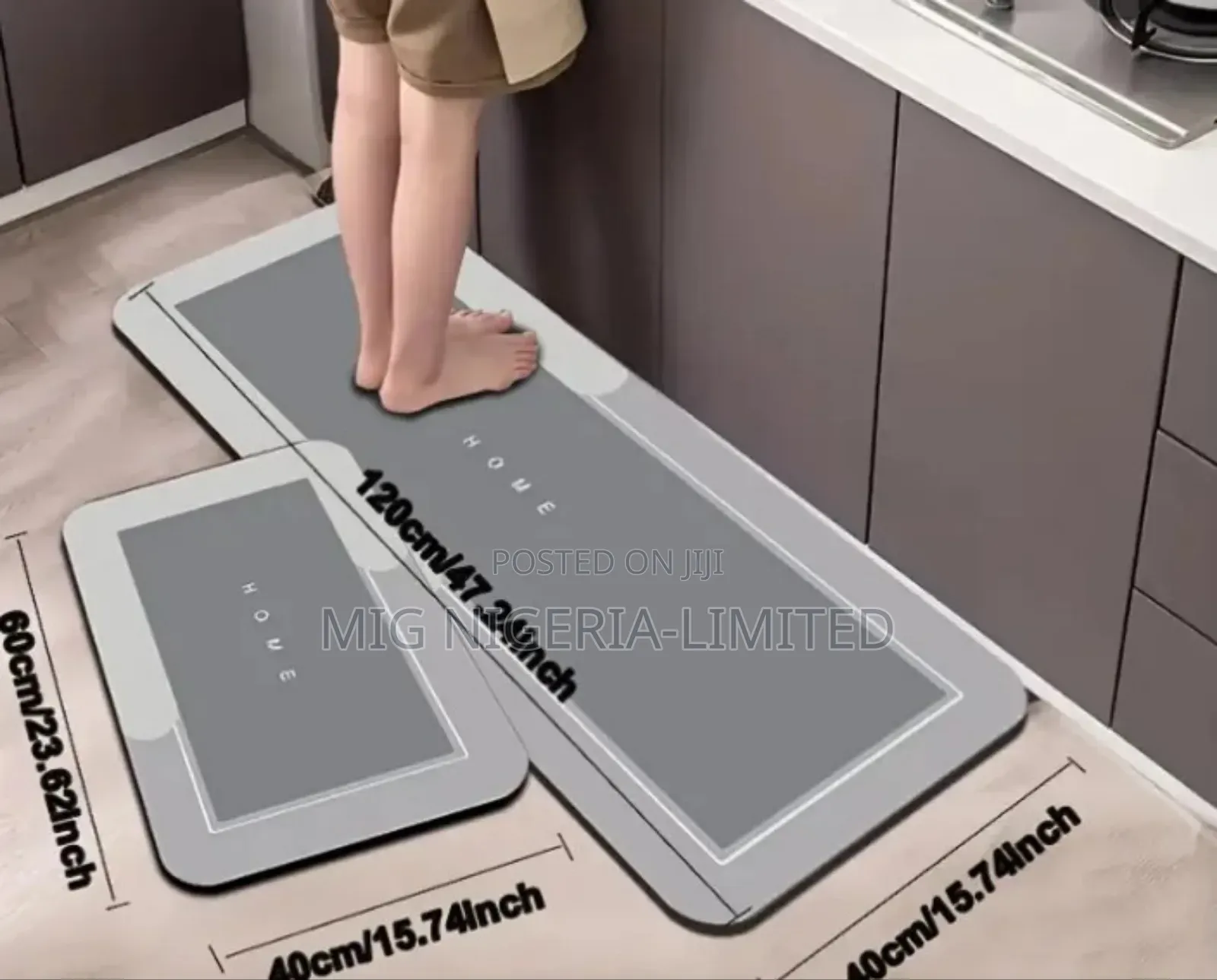 Big 2pc Kitchen Floor Mat Anti Fatigue Mats Rug Carpet