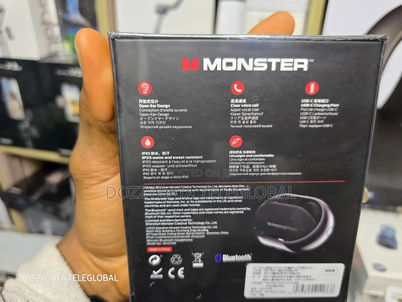 Monster Open Ac600 (Black) Headphones