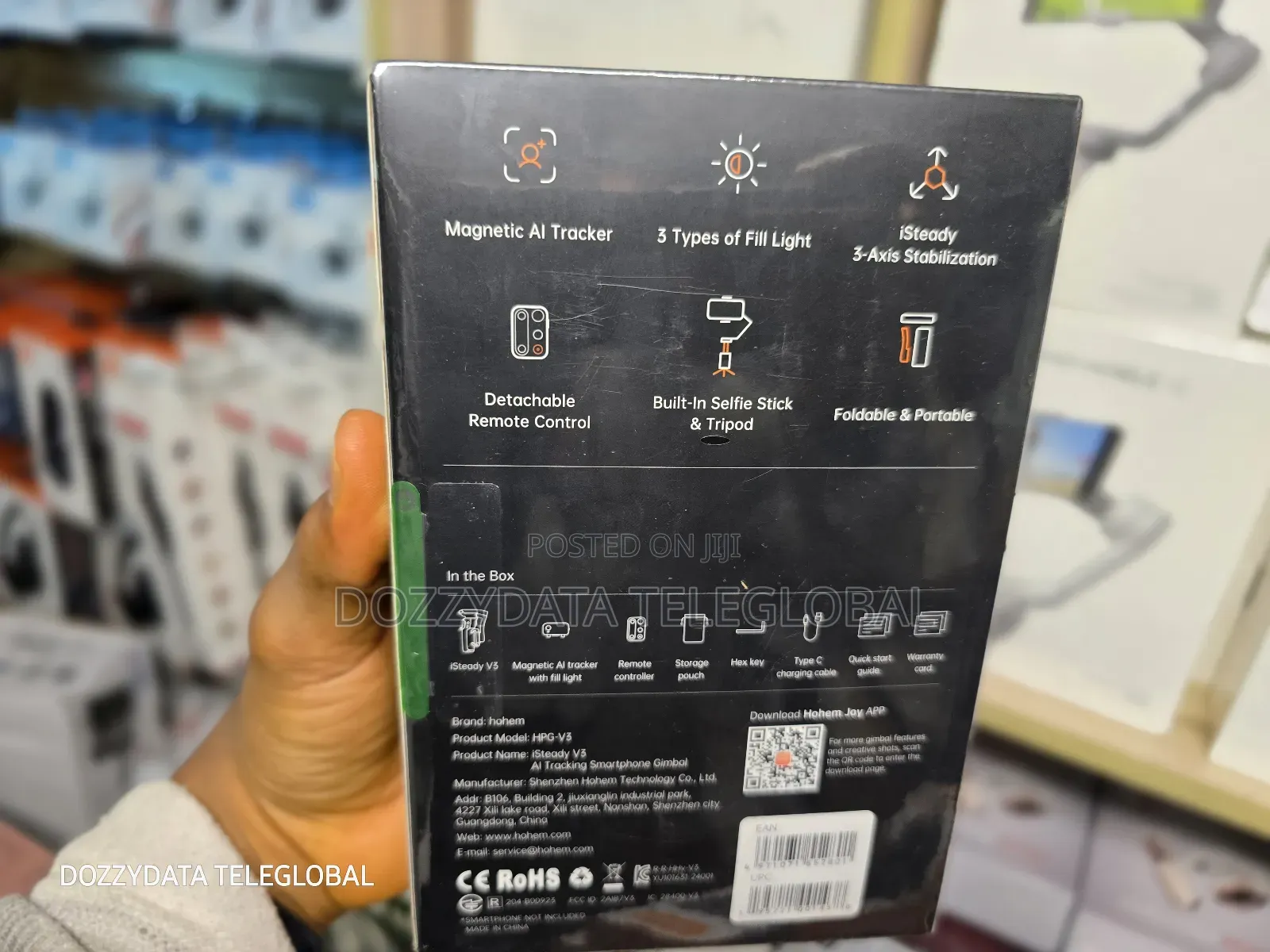 Hohem Isteady V3 Al Smartphone Gimbal (Black)