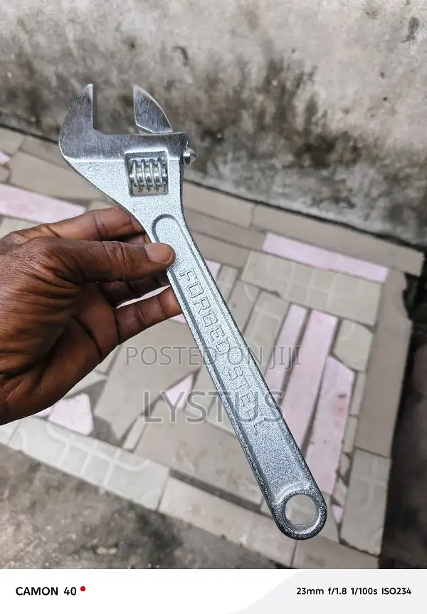 12" (300mm) Forged Steel Adjustable Spanner