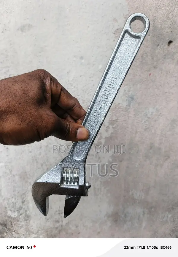 12" (300mm) Forged Steel Adjustable Spanner