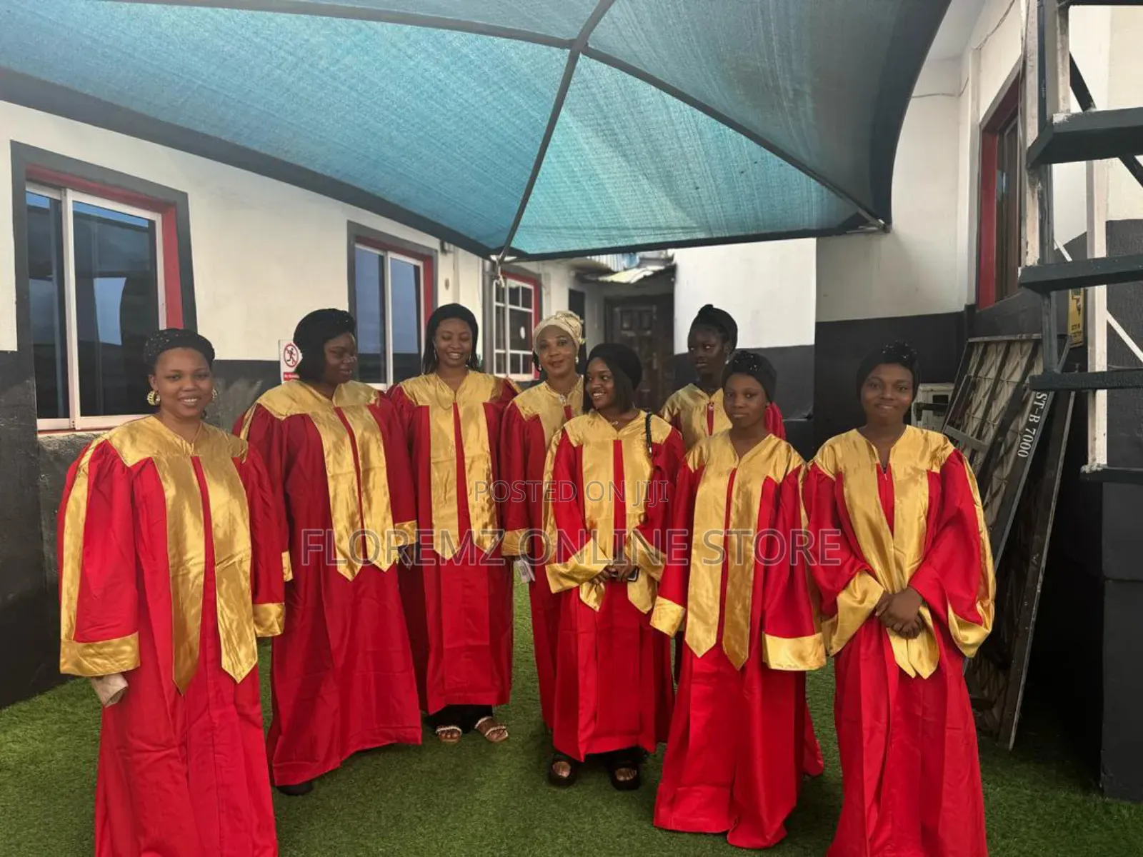 Red / Gold Choir Robes Bulk Rental
