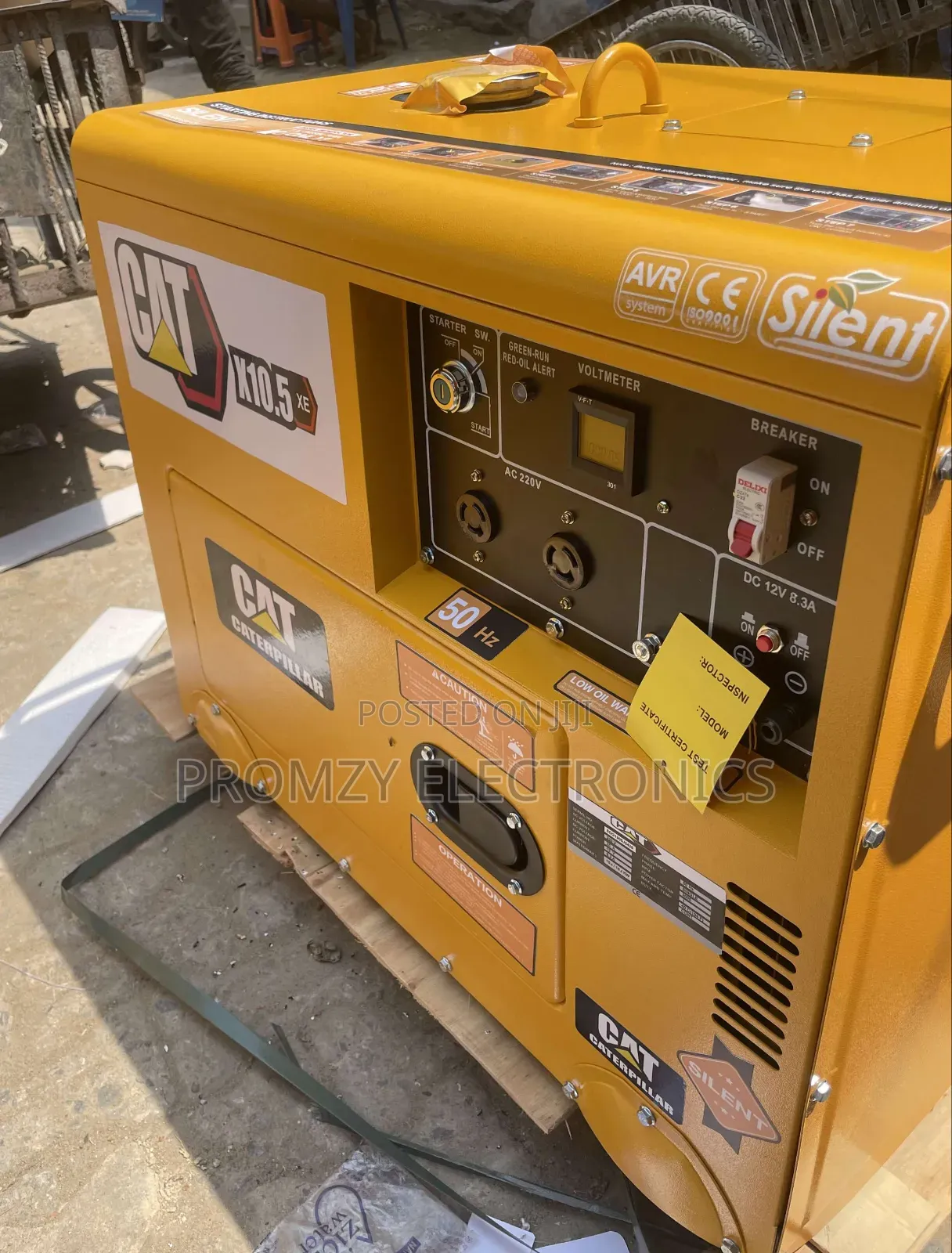 Cat 10kva Diesel Soundproof Generator