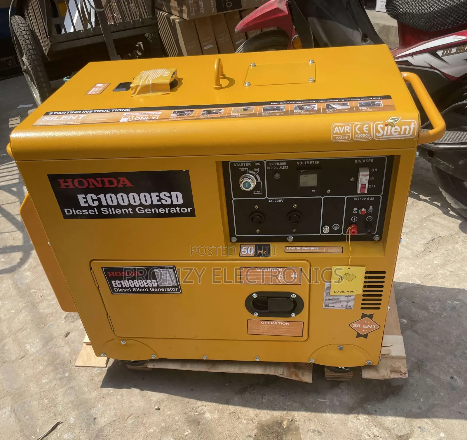 Honda 10kva Soundproof Diesel Generator